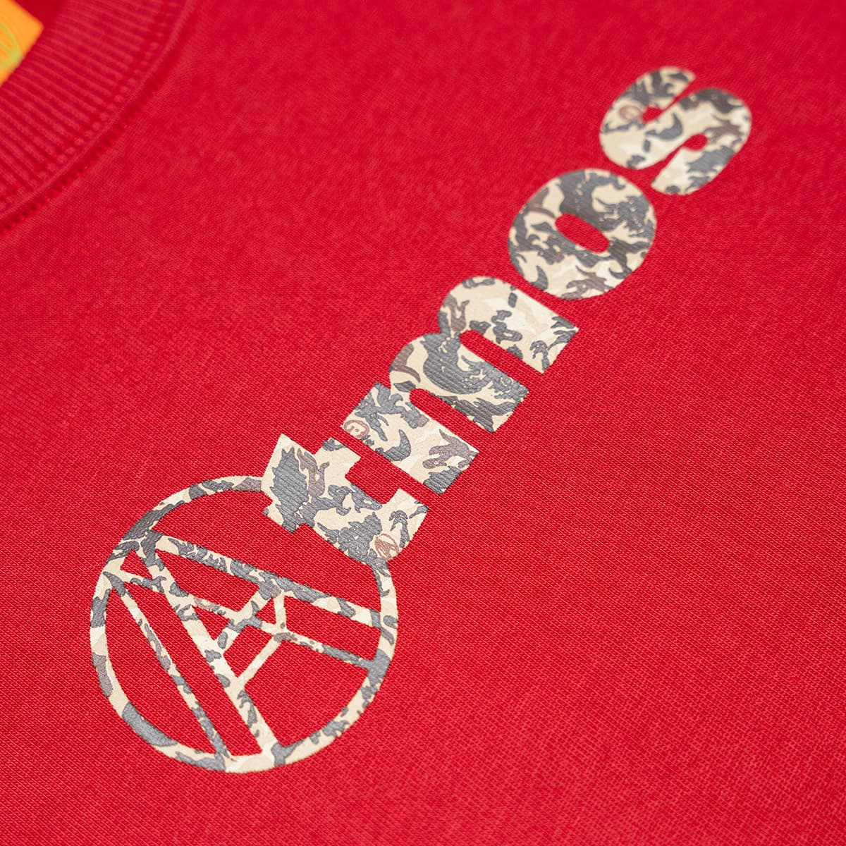 AGAINST LAB X ATMOS DRAGON LOGO TEE MAROONの画像