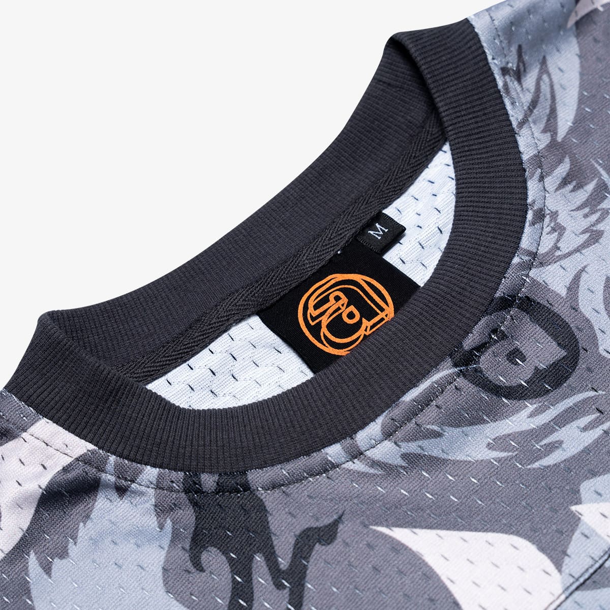 AGAINST LAB X ATMOS CAMO MESH TEE GRAY（アゲインスト ラボ X