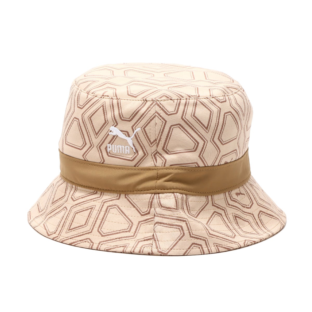 PUMA LUXE SPORT BUCKET HAT LIGHT SAND/AOP 23SP-Iの画像