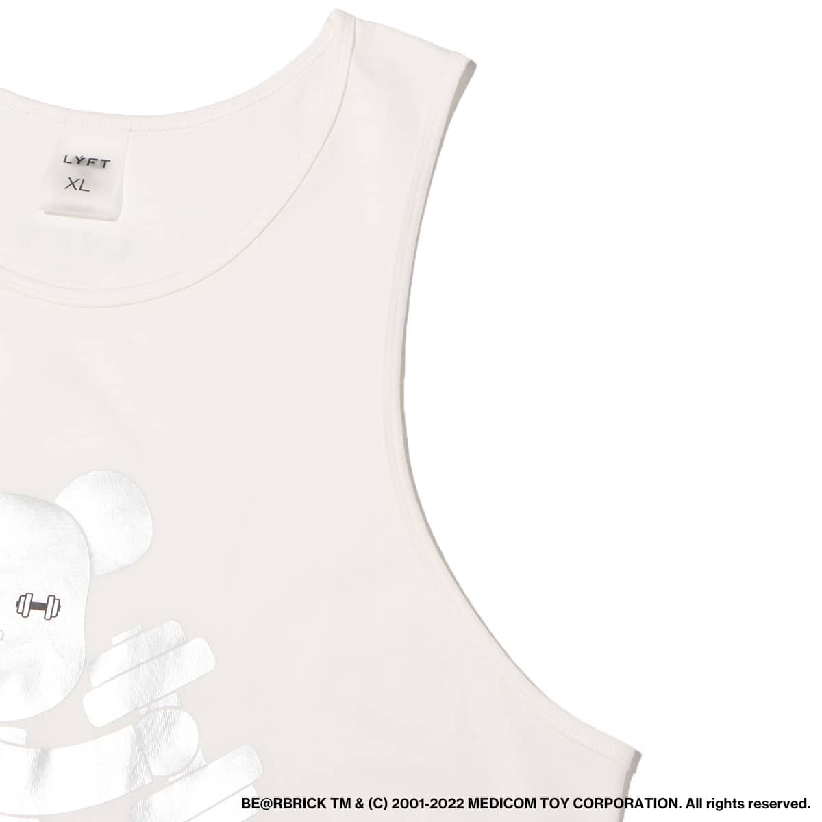 LYFT × BE@RBRICK × atmos Tanktop WHITE 22SU-I リフト × ベアブリック × アトモス タンクトップ