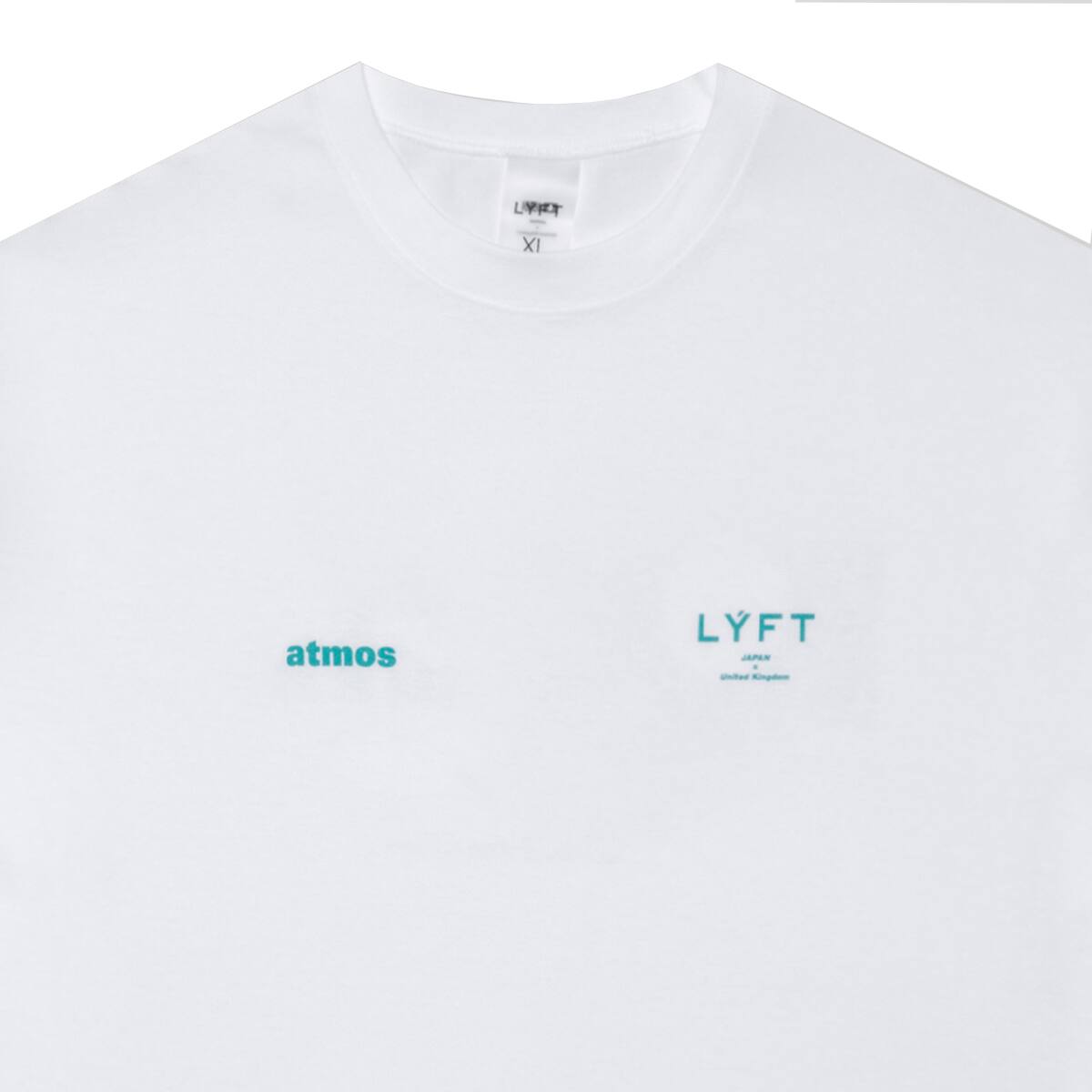 LYFT × atmos Limited Flag Big T-Shirt WHITE 22SU-I