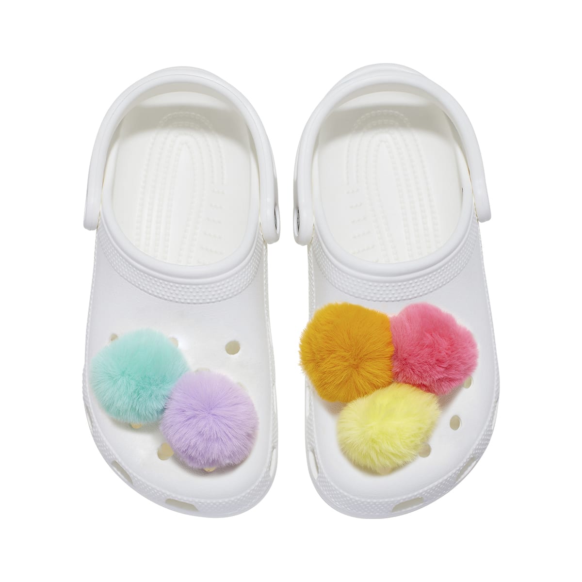 crocs Pop Color Puff Ball 5 Pack MULTI 22FW-Iの画像