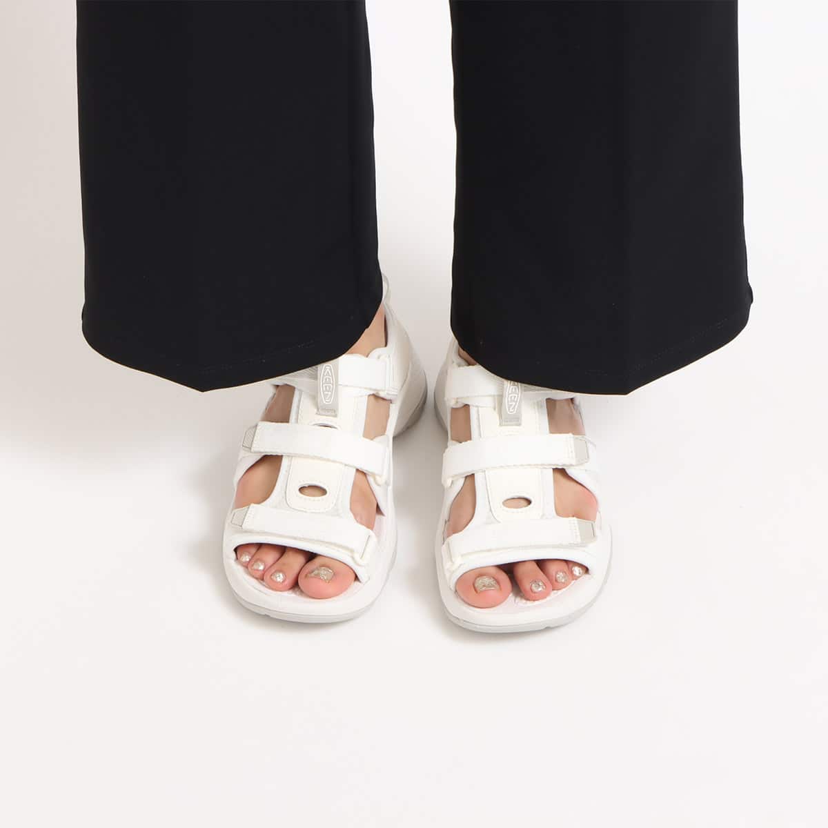KEEN ASTORIA WEST OPEN TOE WHITE 21SS-Iの画像