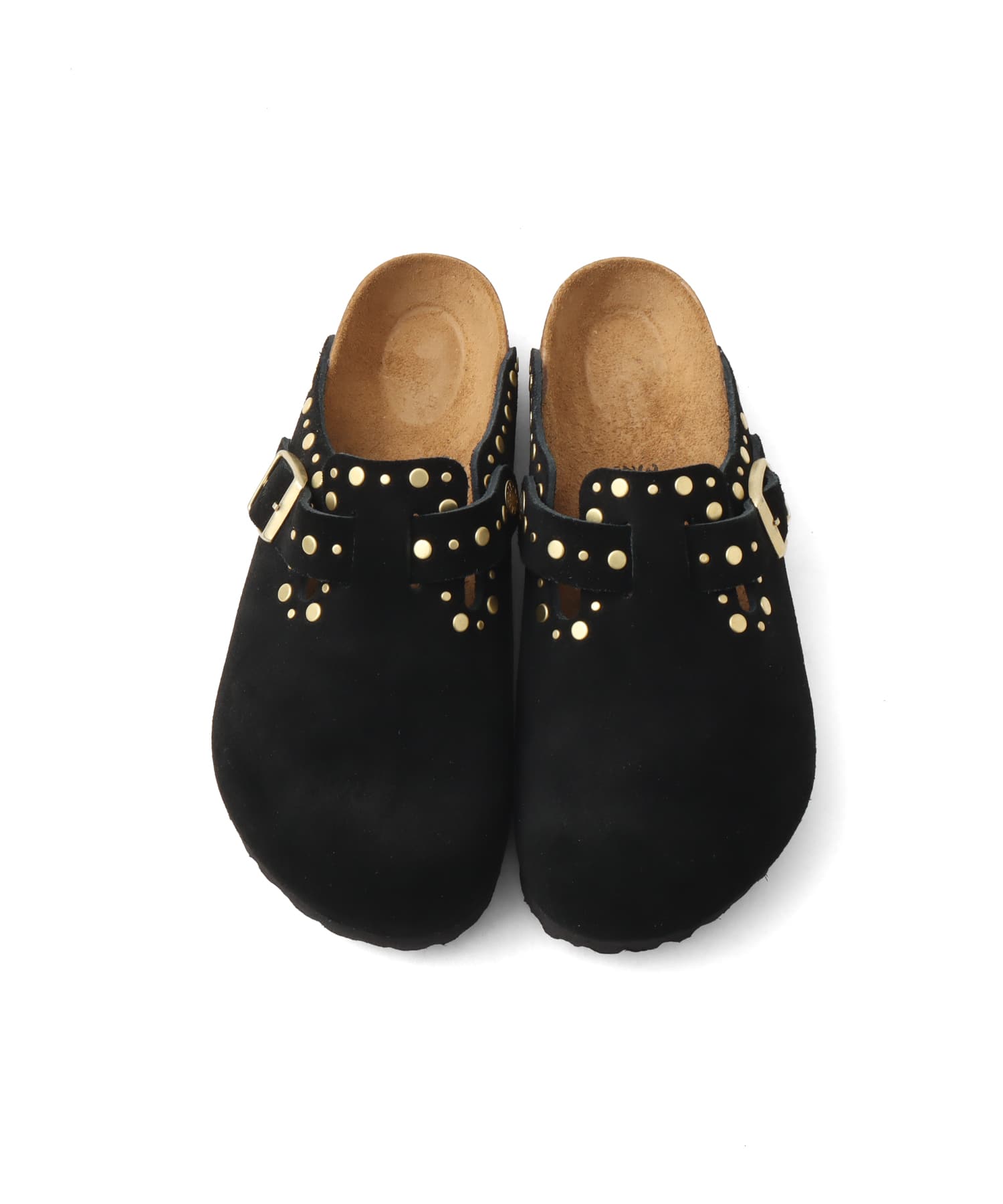 BIRKENSTOCK BOSTON RIVET LEVE BLACK BLACKの画像