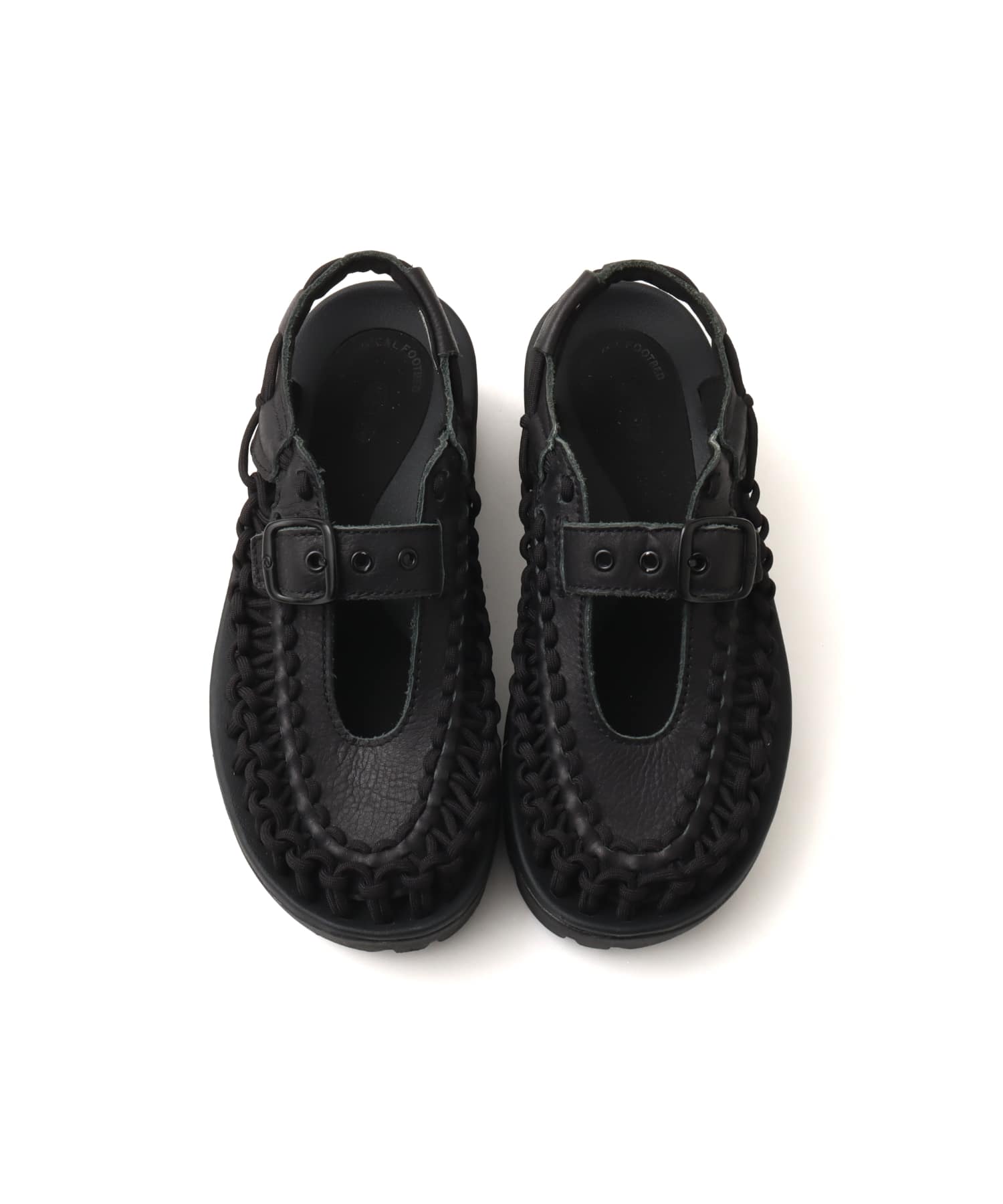 KEEN UNEEK PLT MARY JANE BLACK SMOOTH LEAの画像