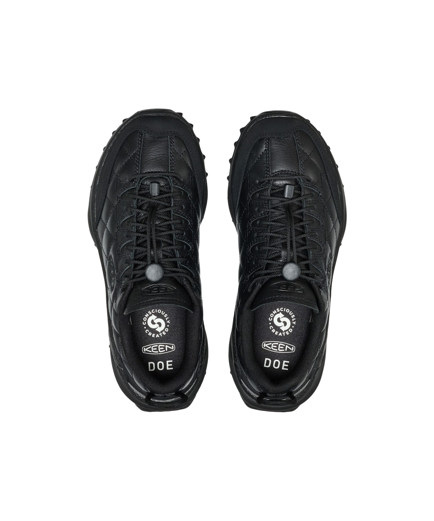 KEEN JASPER ZIONIC DOE DOE BLACK/STAR WHITEの画像