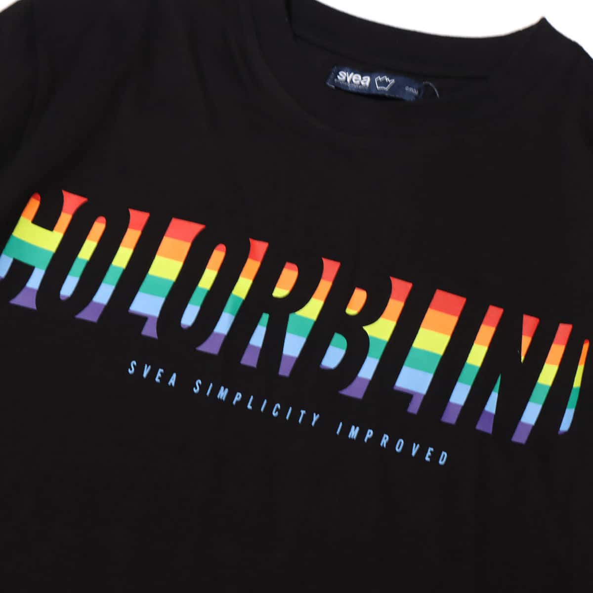SVEA U. Colorblind Tee BLACK 20HO-Iの画像