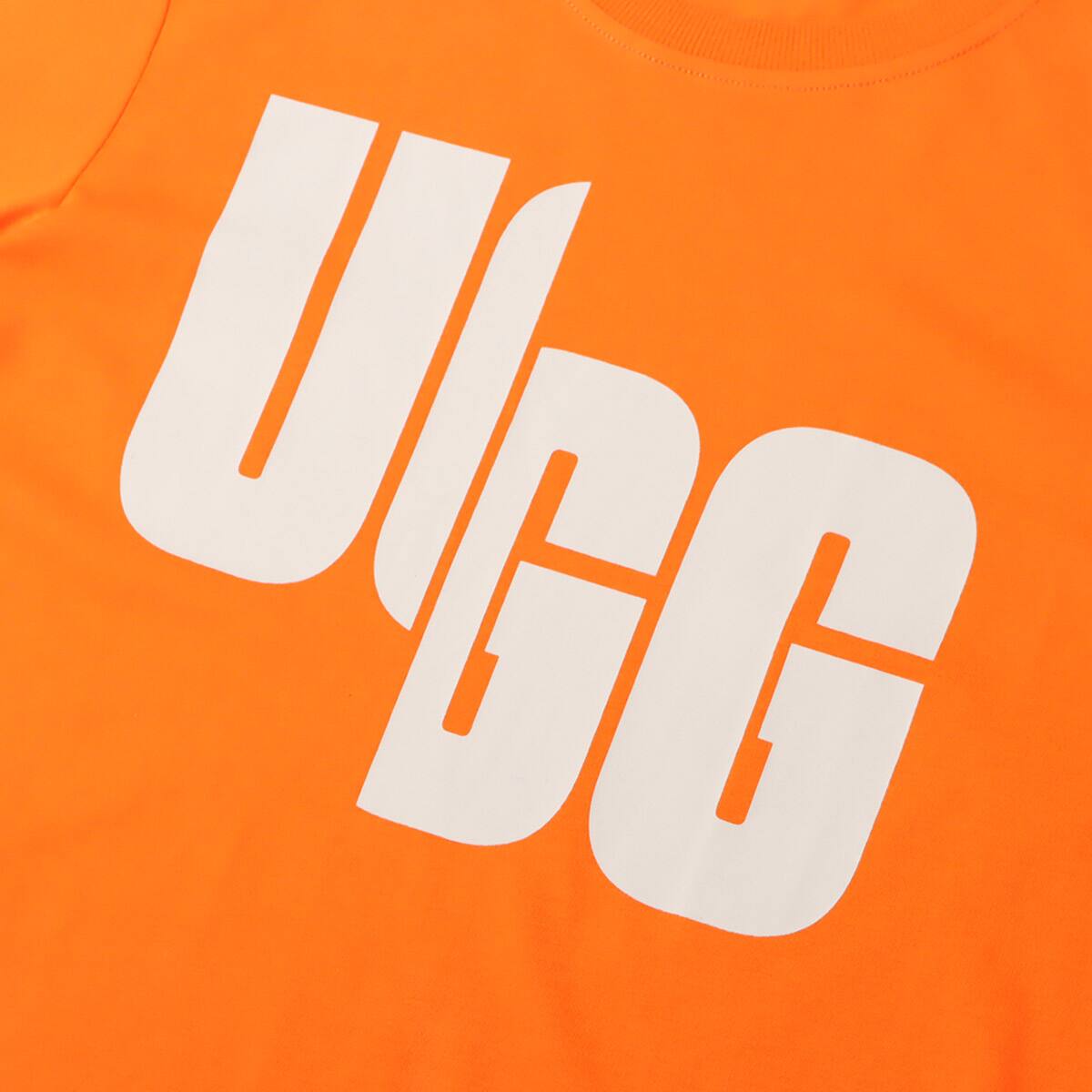UGG OVERSIZED LOGO TEE CHOPD ORANGE SODA 21FW-Iの画像