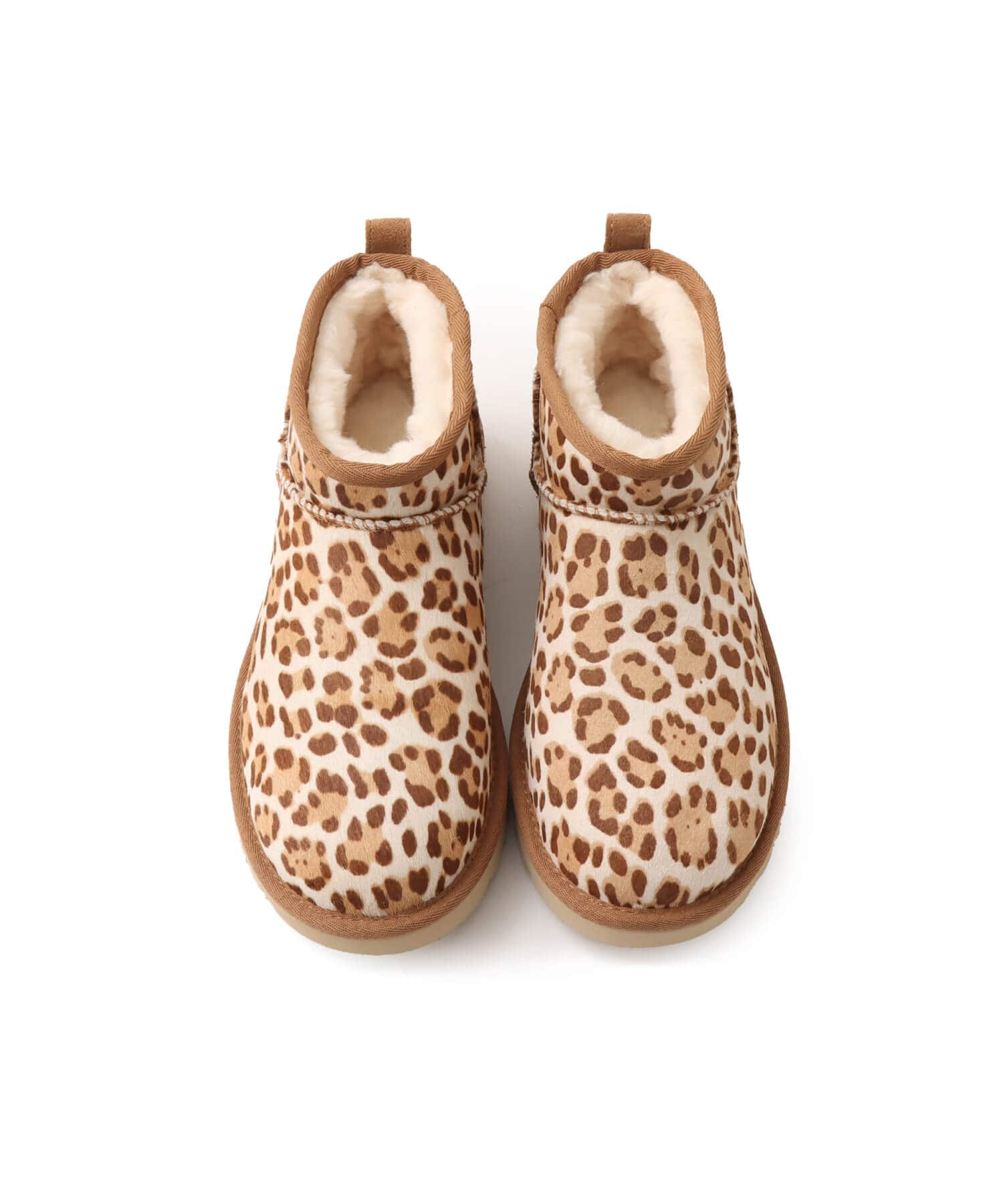 UGG W CLASSIC ULTRA MINI PLAINS LEOPARDの画像