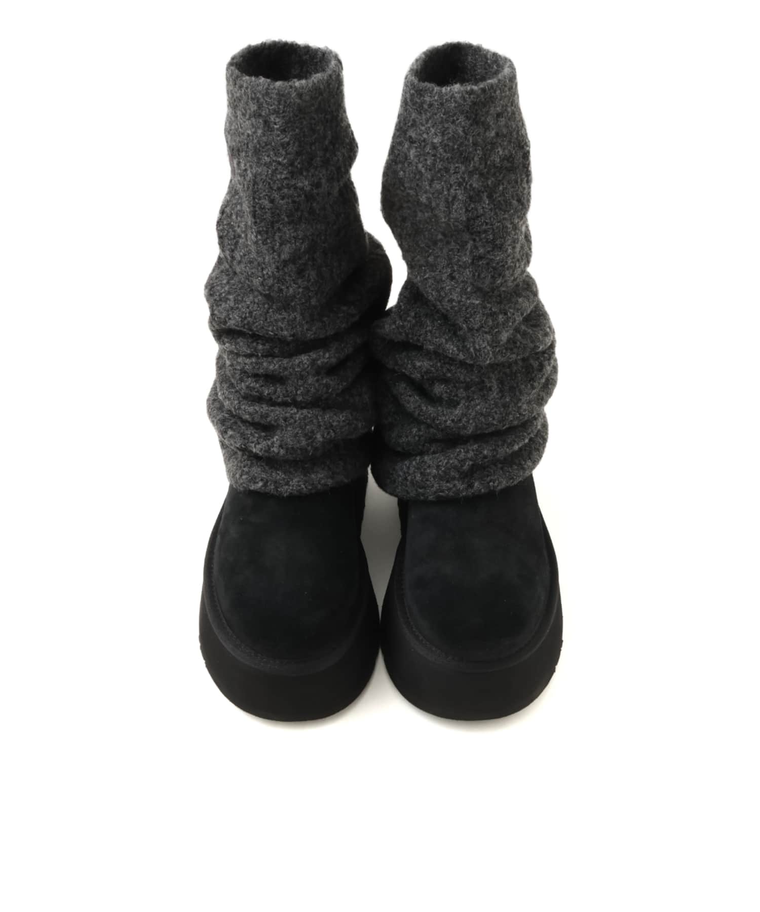 UGG W CLASSIC MINI DIPPER LEGWARMER BLACKの画像