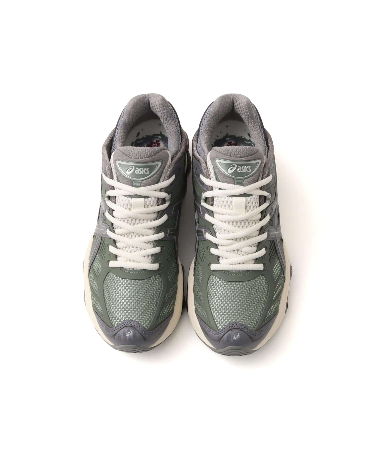 asics GEL-KINETIC 2.0 LICHEN GREEN/BENIIMO PURPLEの画像
