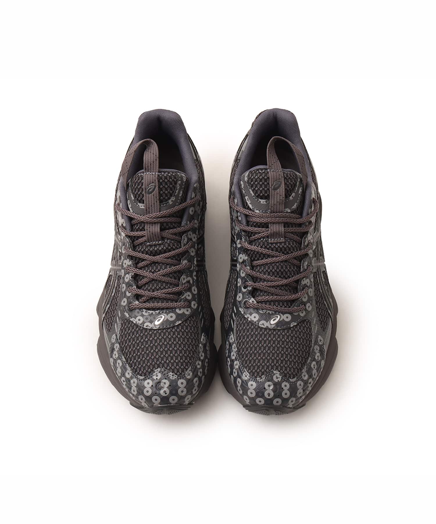 asics US7-S GEL-KINETIC FLUENT OBSIDIAN GREY/GRAPHITE GREYの画像