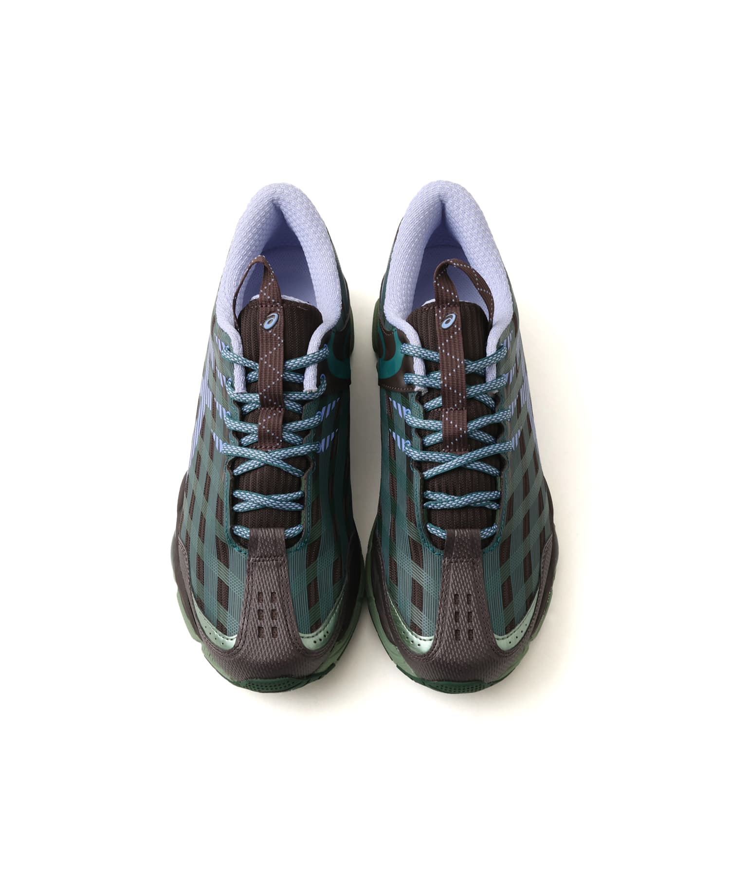 asics US8-S GEL-SJ33 ROASTED COFFEE/PERIWINKLE BLUEの画像