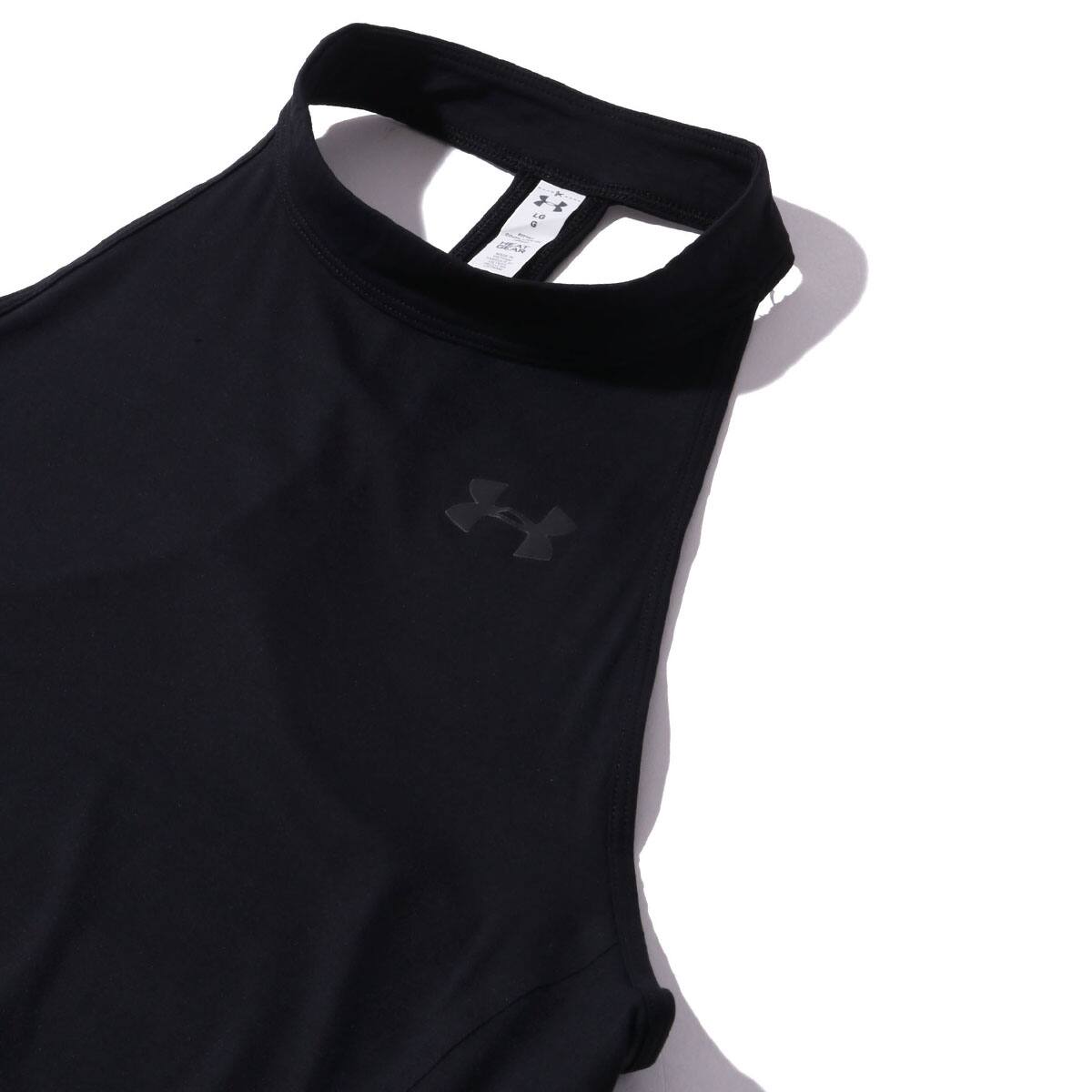 UNDER ARMOUR UA Run Mesh Racer Tank BLACKの画像