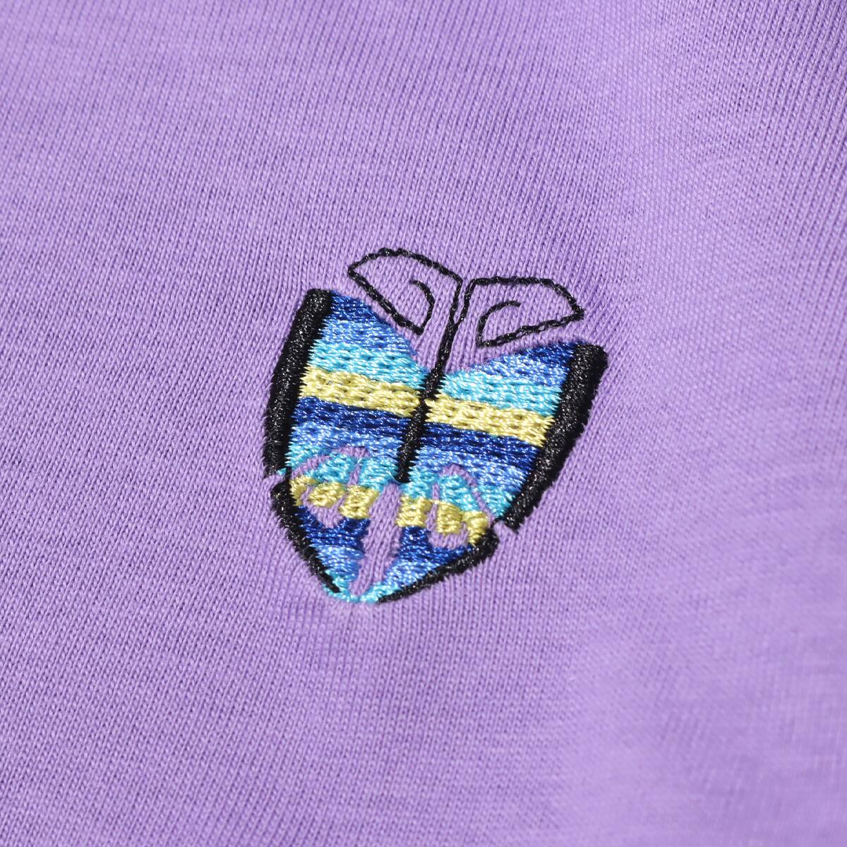 ANNA SUI NYC 蝶刺繍 ベーシック ロンT PURPLE 23FA-Iの画像