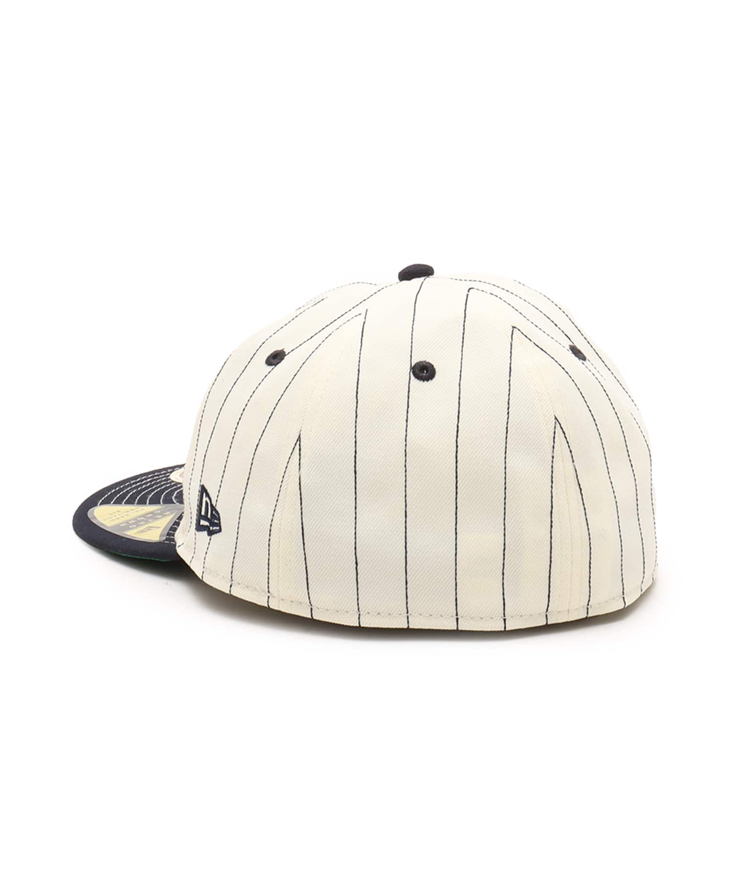 NEW ERA 59FIFTY HERITAGE New York Yankees COOPERSTOWN CHROME PINSTRIPE NAVY VISOR NAVYの画像