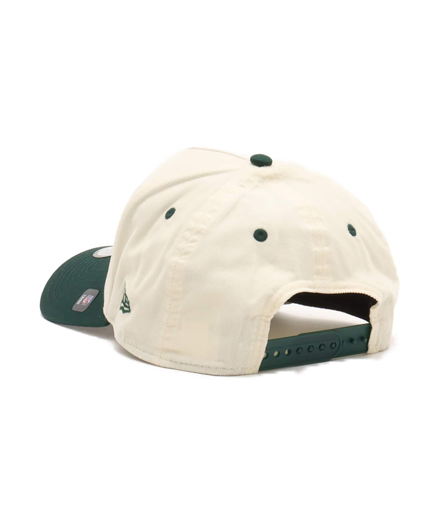 NEW ERA 9FORTY A-FRAME SUMMER CORDUROY New York Jets CHROME DARK GREEN VISOR GREENの画像