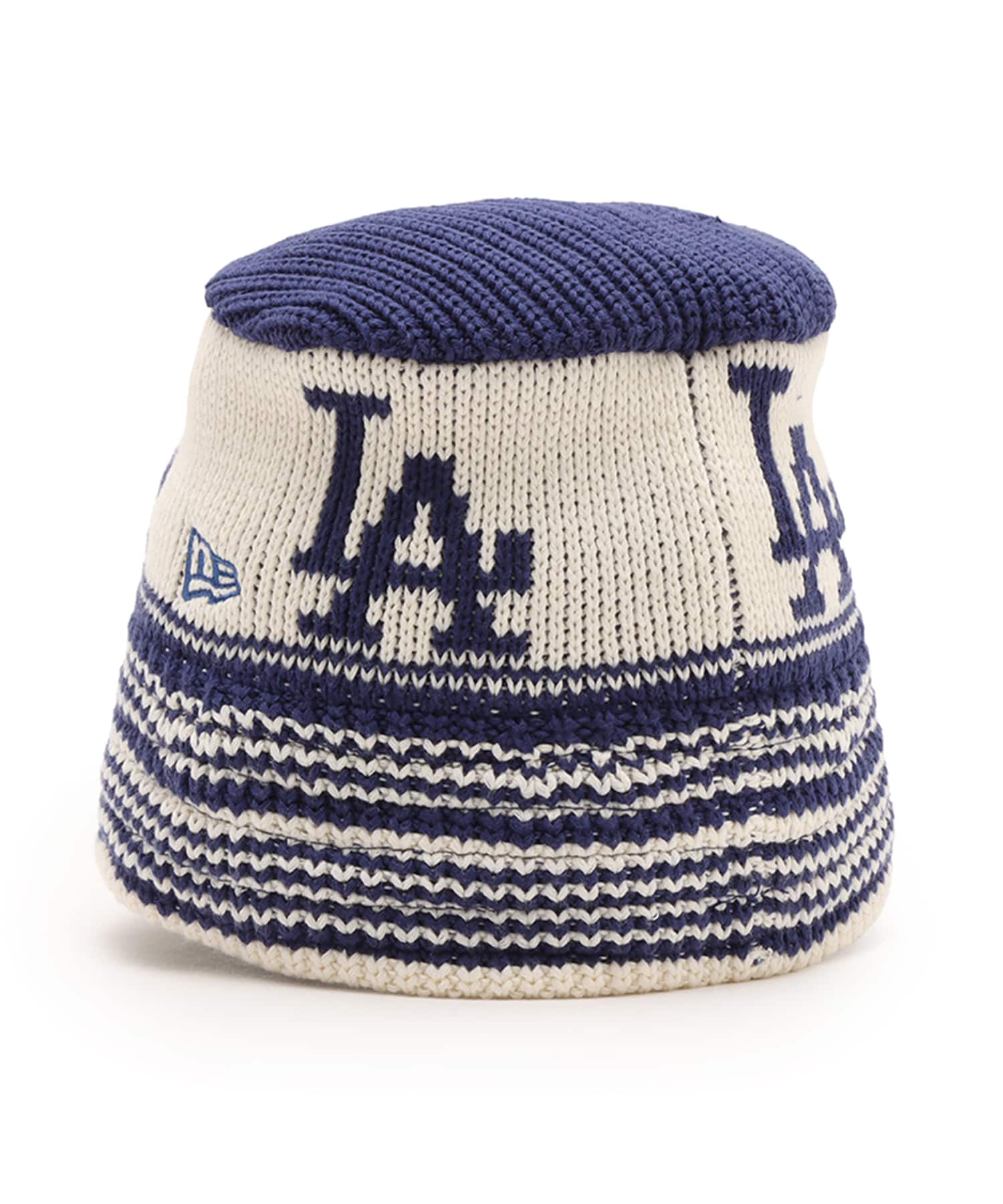 NEW ERA KNIT BUCKET New York Yankees WHITEの画像