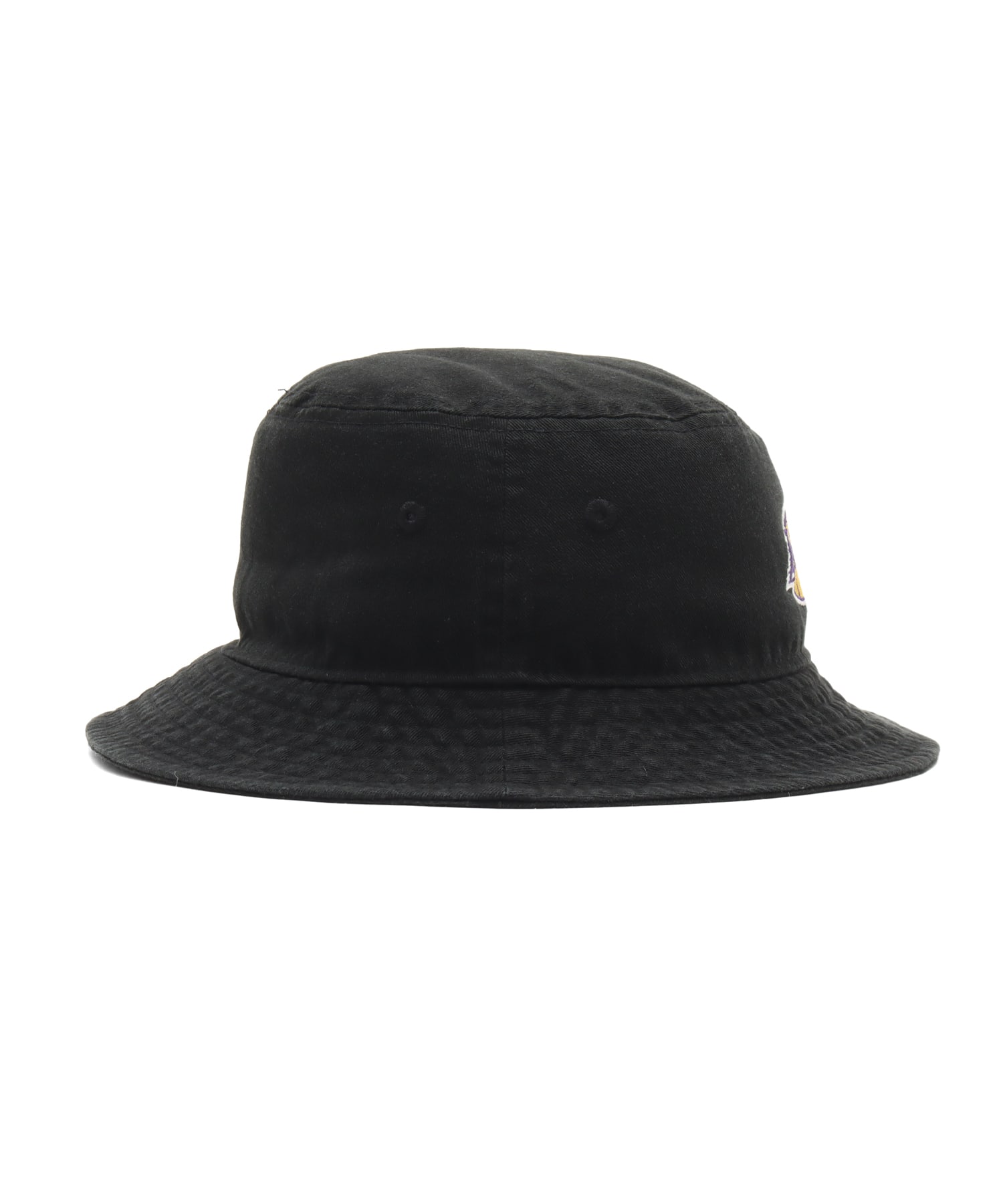 NEW ERA BUCKET01 Los Angeles Lakers BLACKの画像