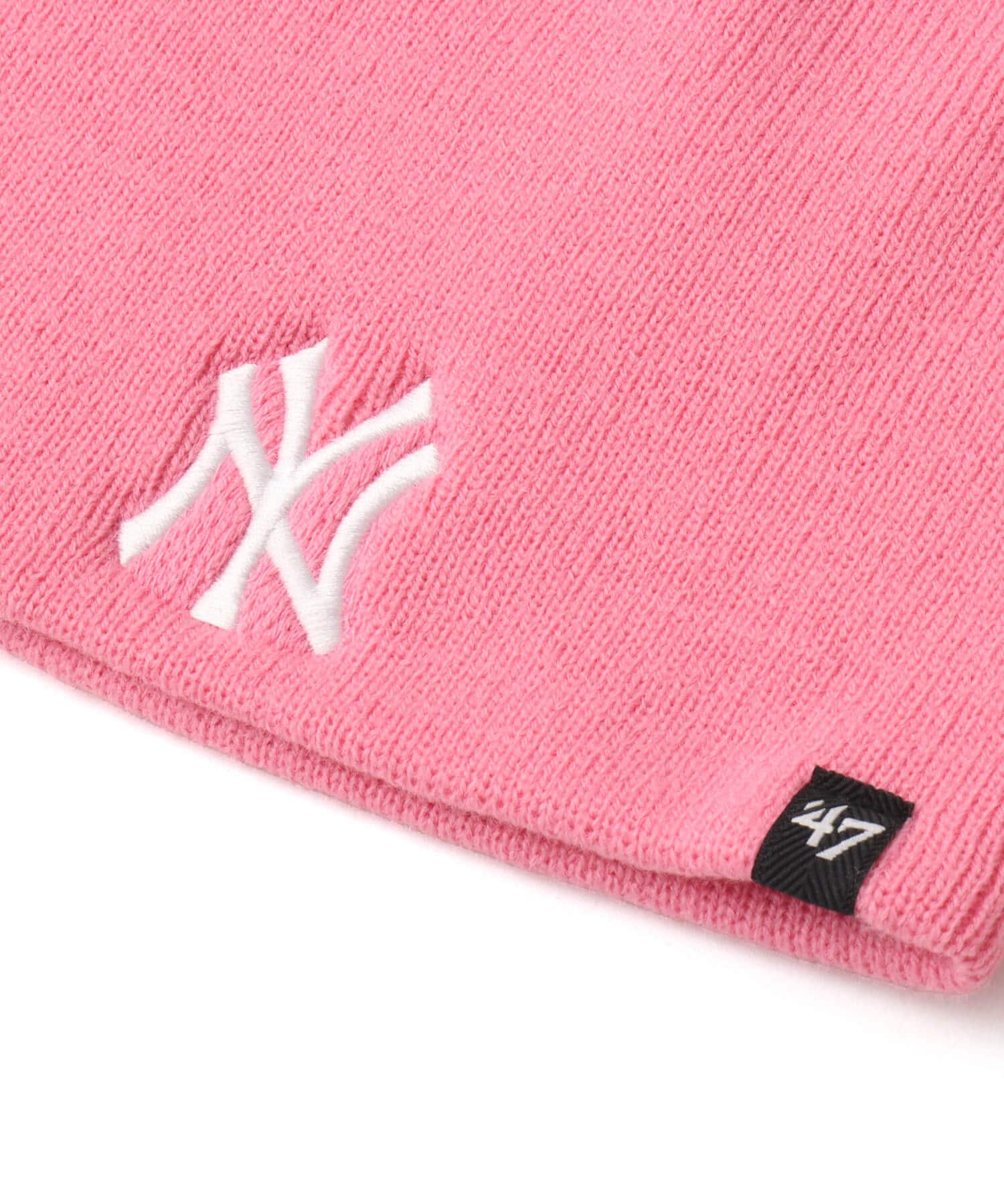 47 BEANIE NEW YORK YANKEES ROSEの画像