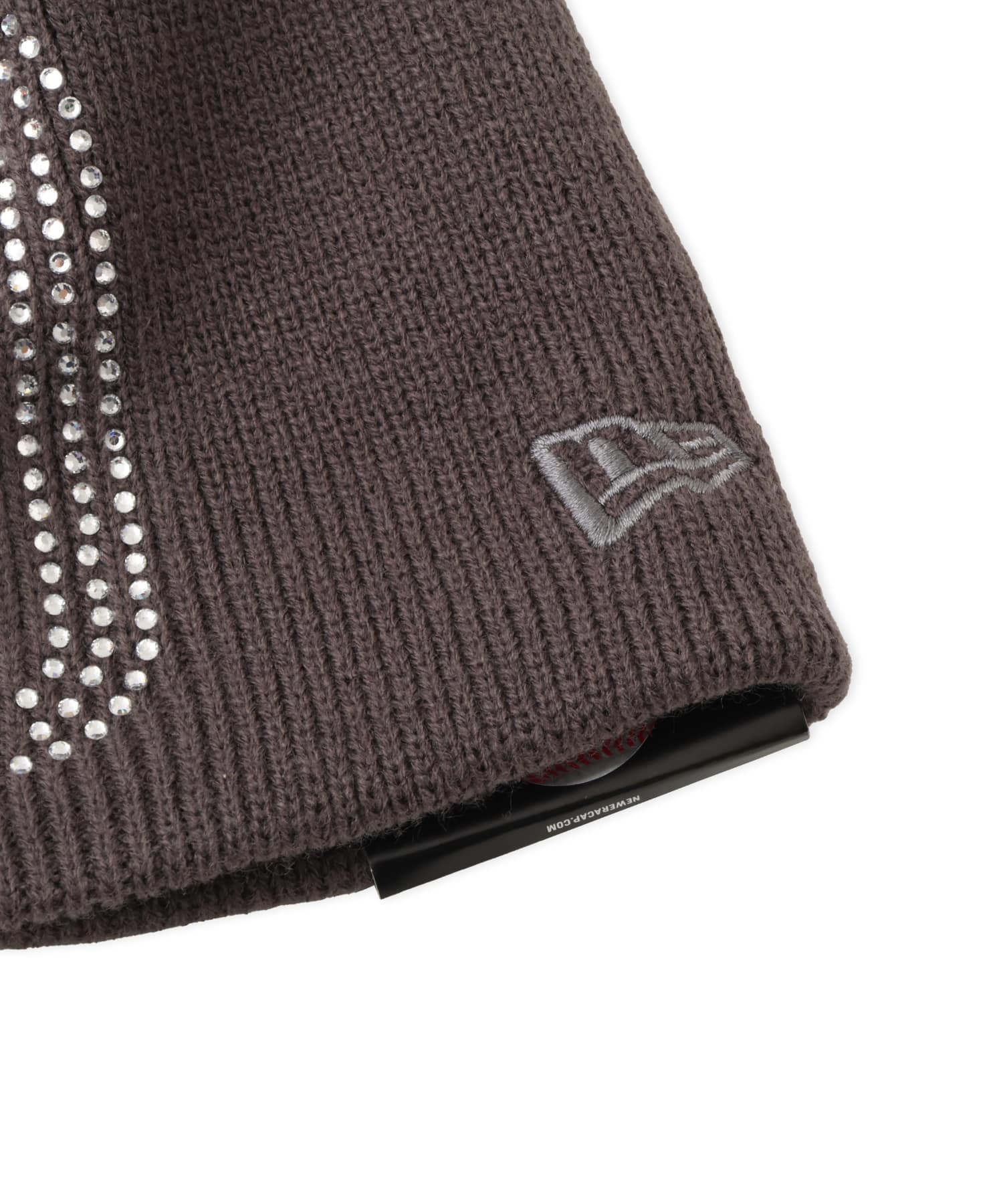 NEW ERA BASIC BEANIE Rhinestone San Diego Padres GRAYの画像