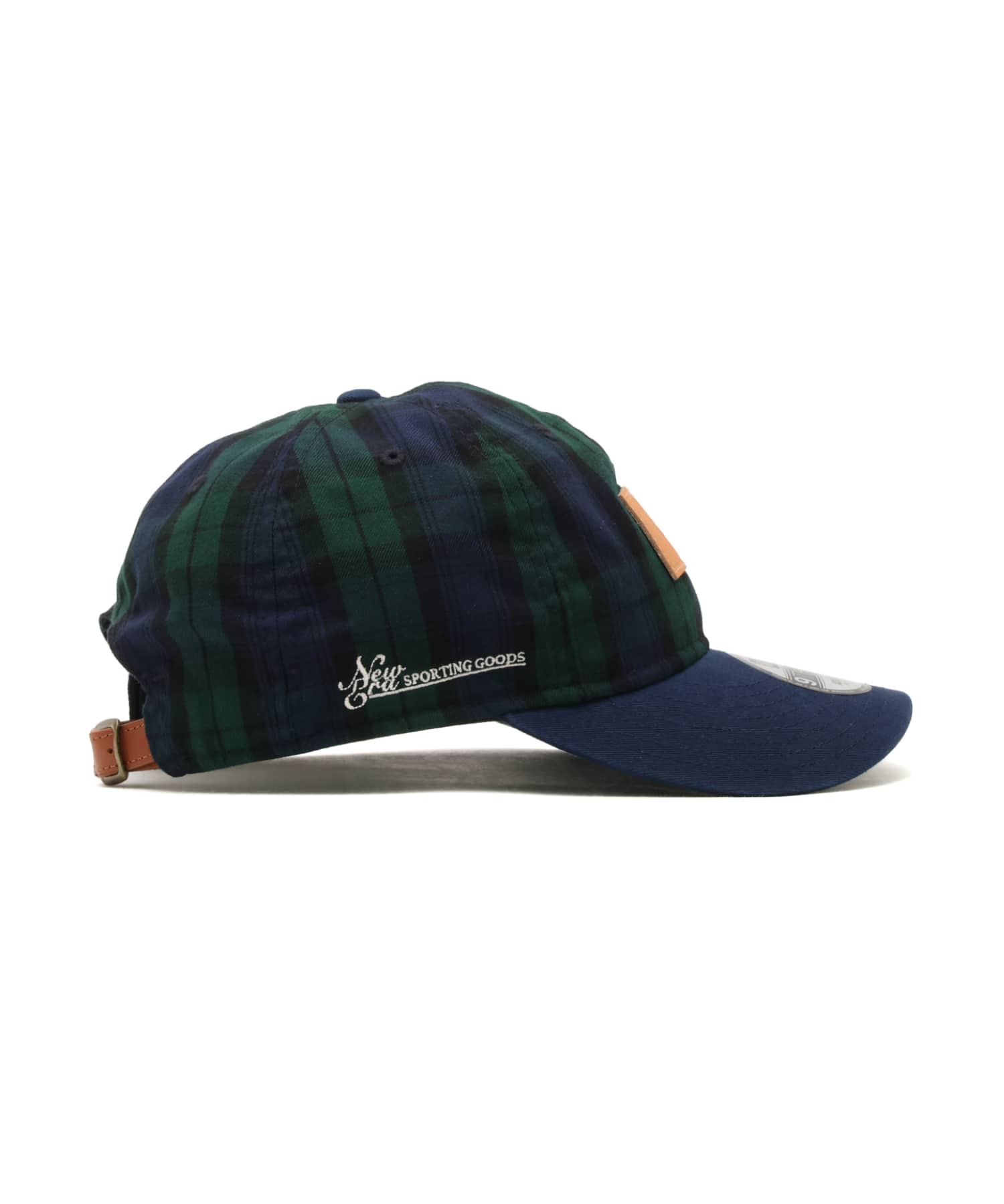 NEW ERA 9THIRTY Leather Strap Direction by Takayuki Ohashi Dog Patch NAVYの画像