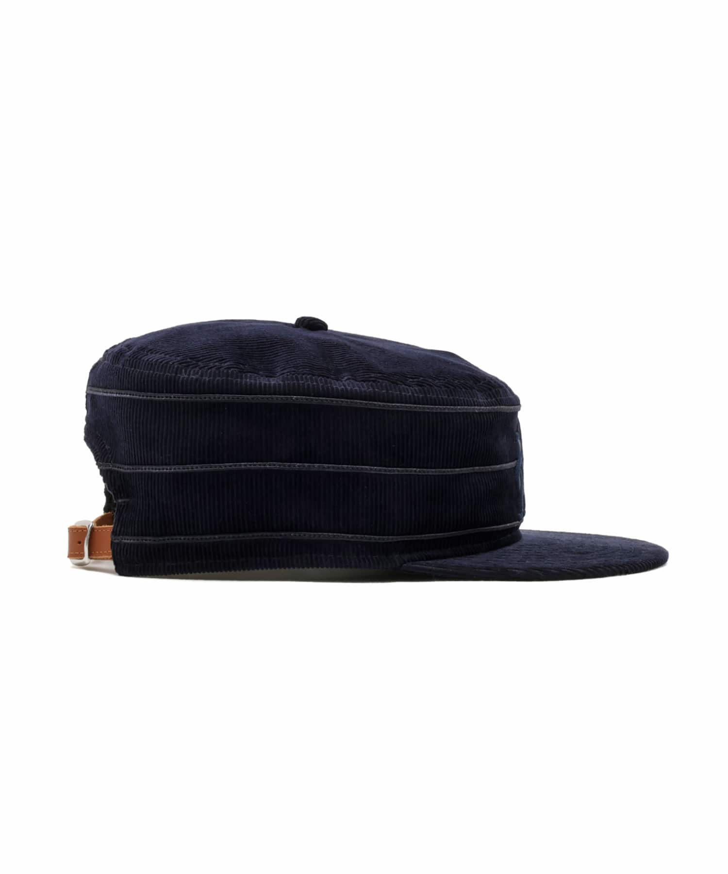 NEW ERA PILL BOX SB atmos CORDUROY NAVY NAVYの画像