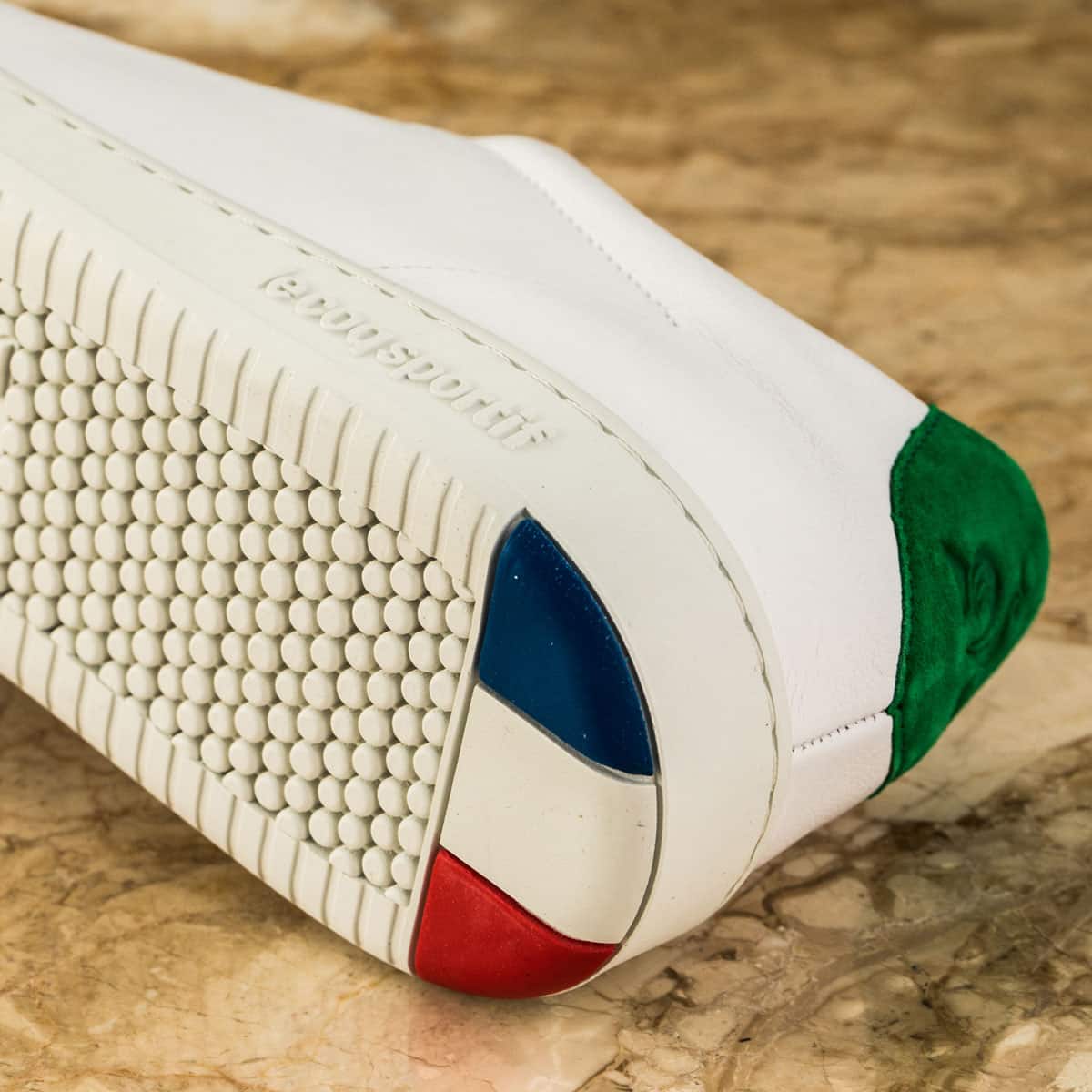 le coq sportif BLAZON  WHITE/GREEN 18FW-Sの画像