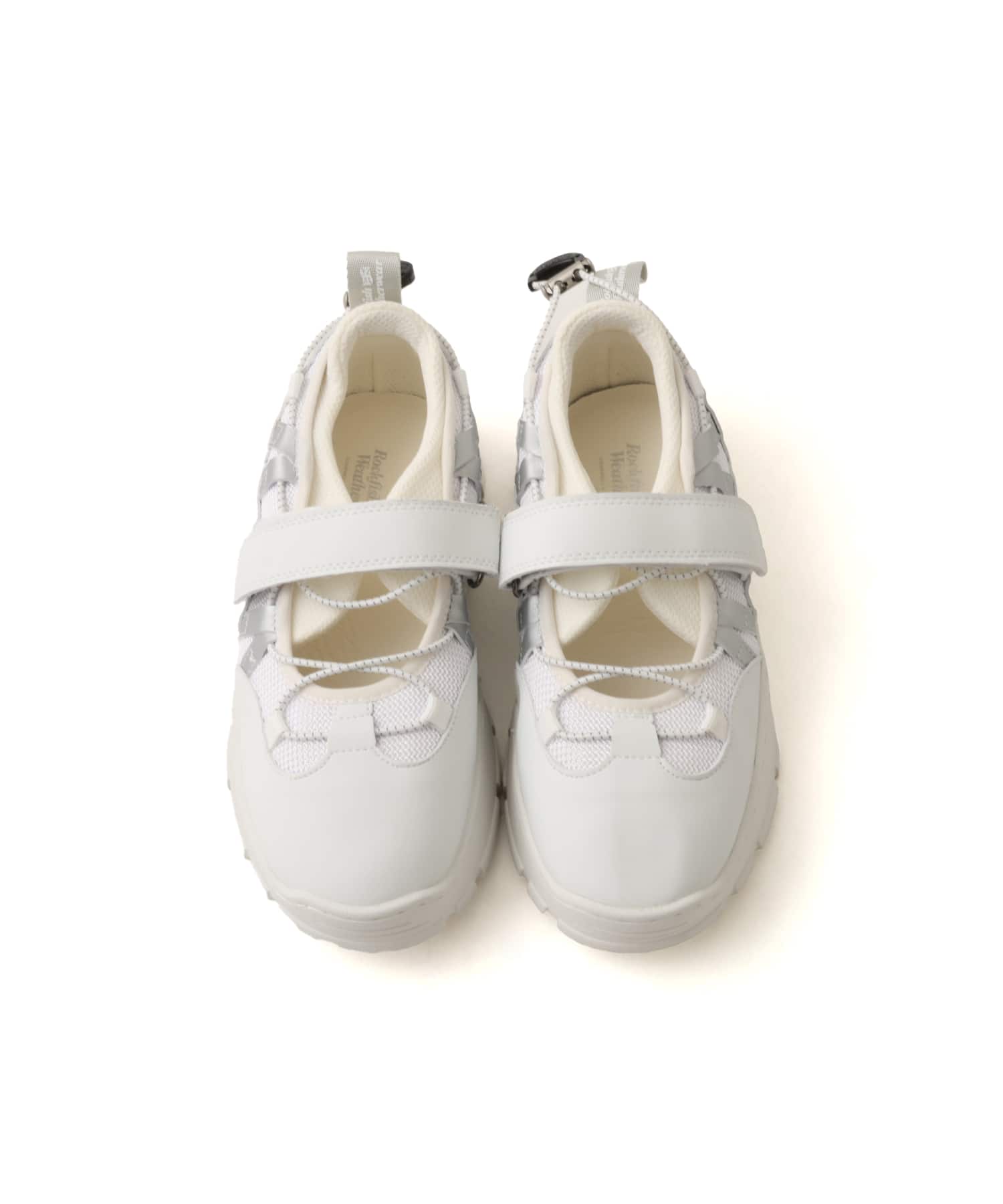 ROCKFISH WEATHERWEAR BRYN VELCRO SNEAKERS_BRUSHED SUEDE WHITEの画像