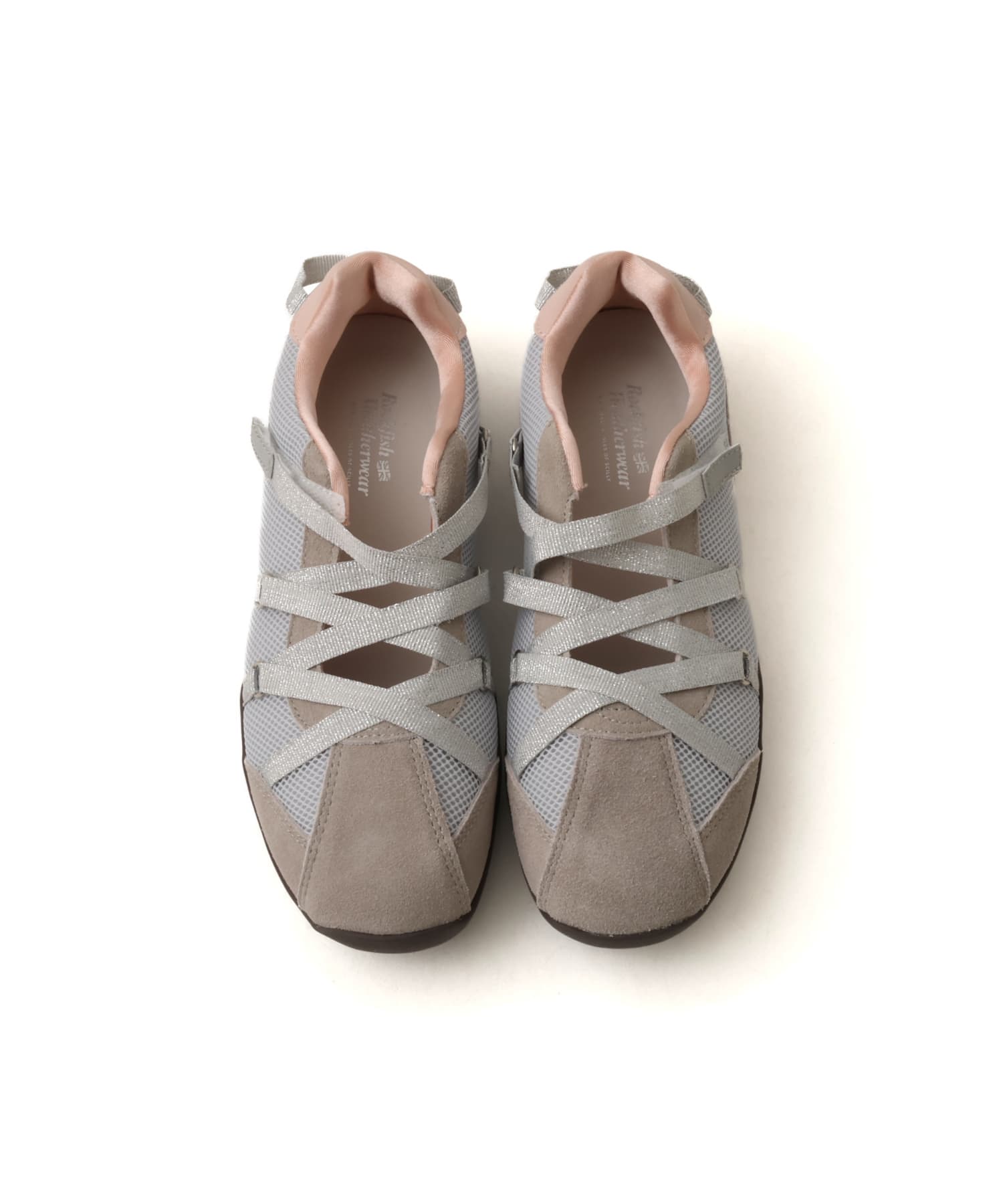 ROCKFISH WEATHERWEAR ZANE X-STRAP SNEAKERS SILVERの画像