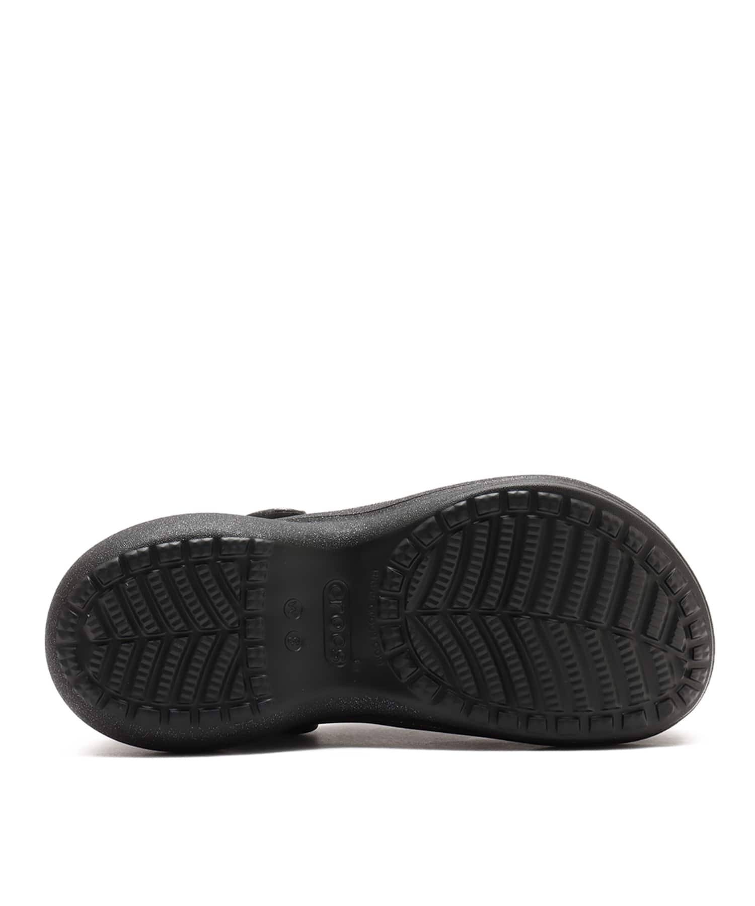 crocs Bae Glitter Clog Blackの画像