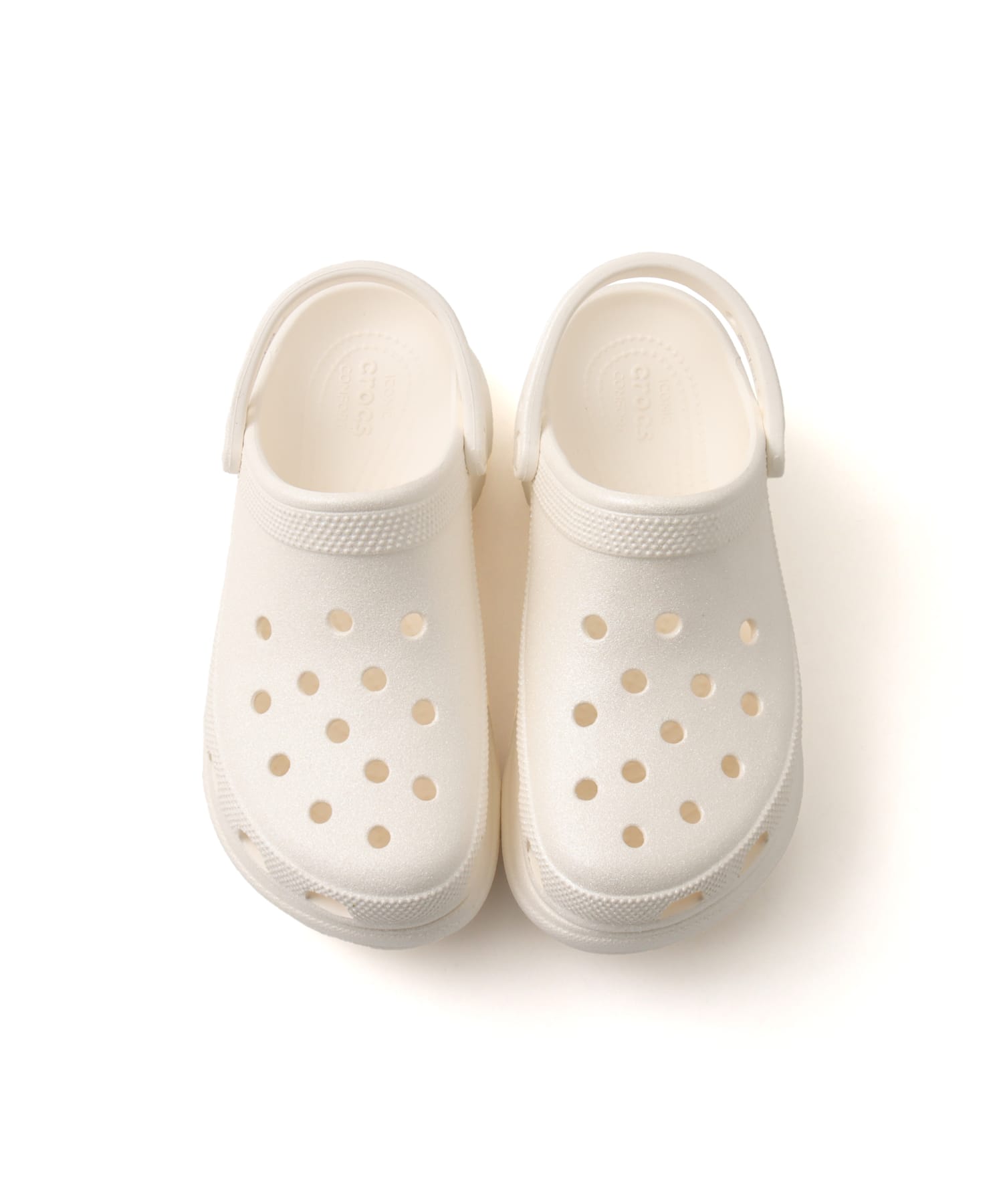 crocs Crocs Classic Bae Glitter ClgW Chalkの画像