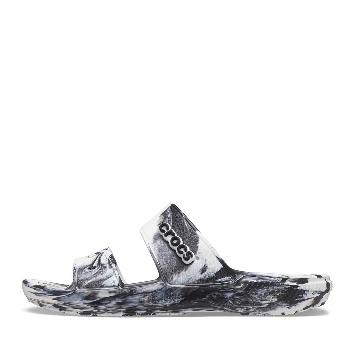 Crocs Classic Crocs Marbled Sandal White/Black 22SS-Iの画像