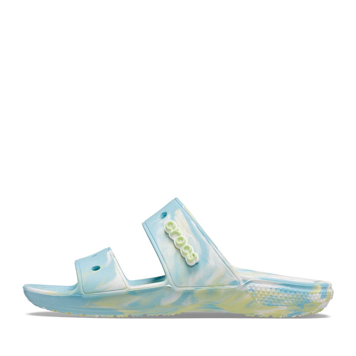 Crocs Classic Crocs Marbled Sandal Pure Water/Multi 22SS-Iの画像