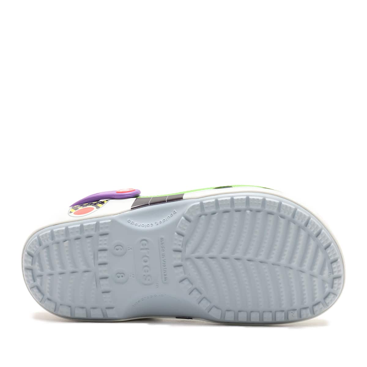 crocs Toy Story Buzz Classic Clog Blue Grey の画像
