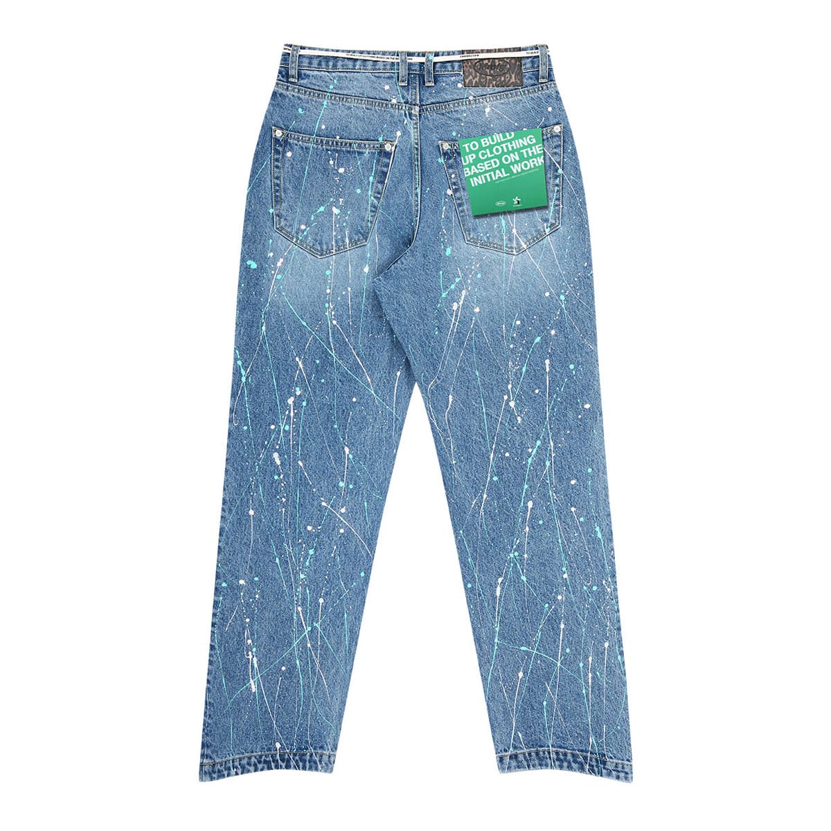 87MM S/P WAVE JEANS WASHED BLUE 20HO-I