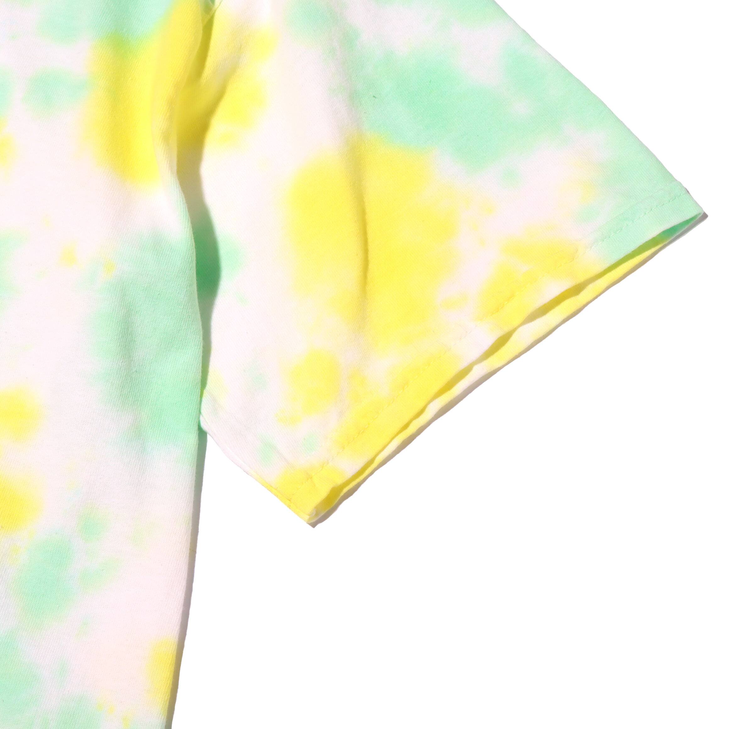 KANA x atmos pink タイダイ Tシャツ YELLOWの画像