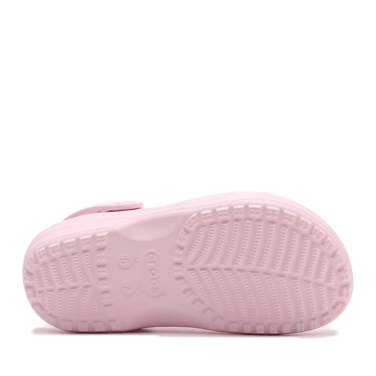 crocs Classic Floral Cut-Out Clog Pink Milkの画像