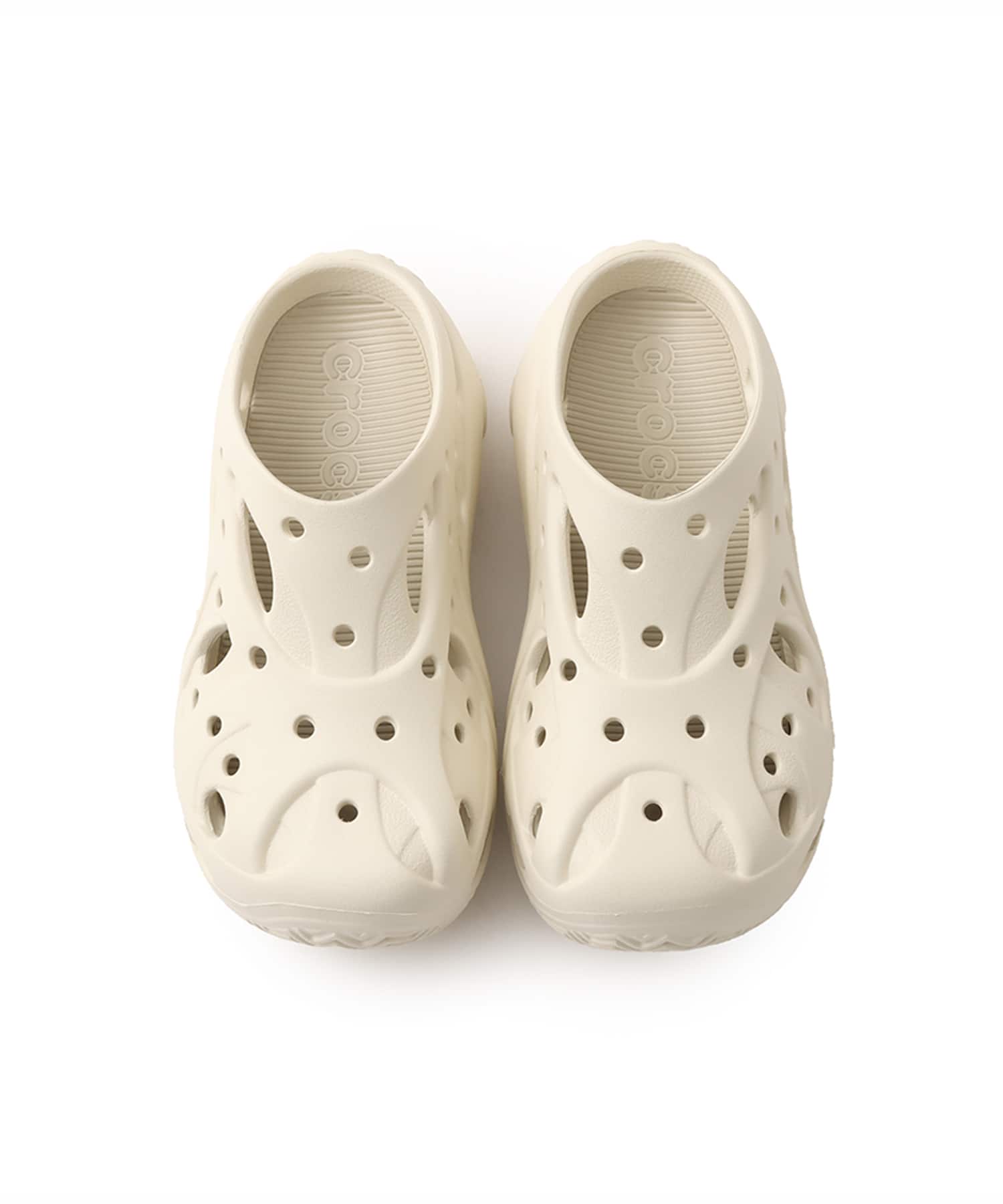 crocs Caged Clog Summit Whiteの画像