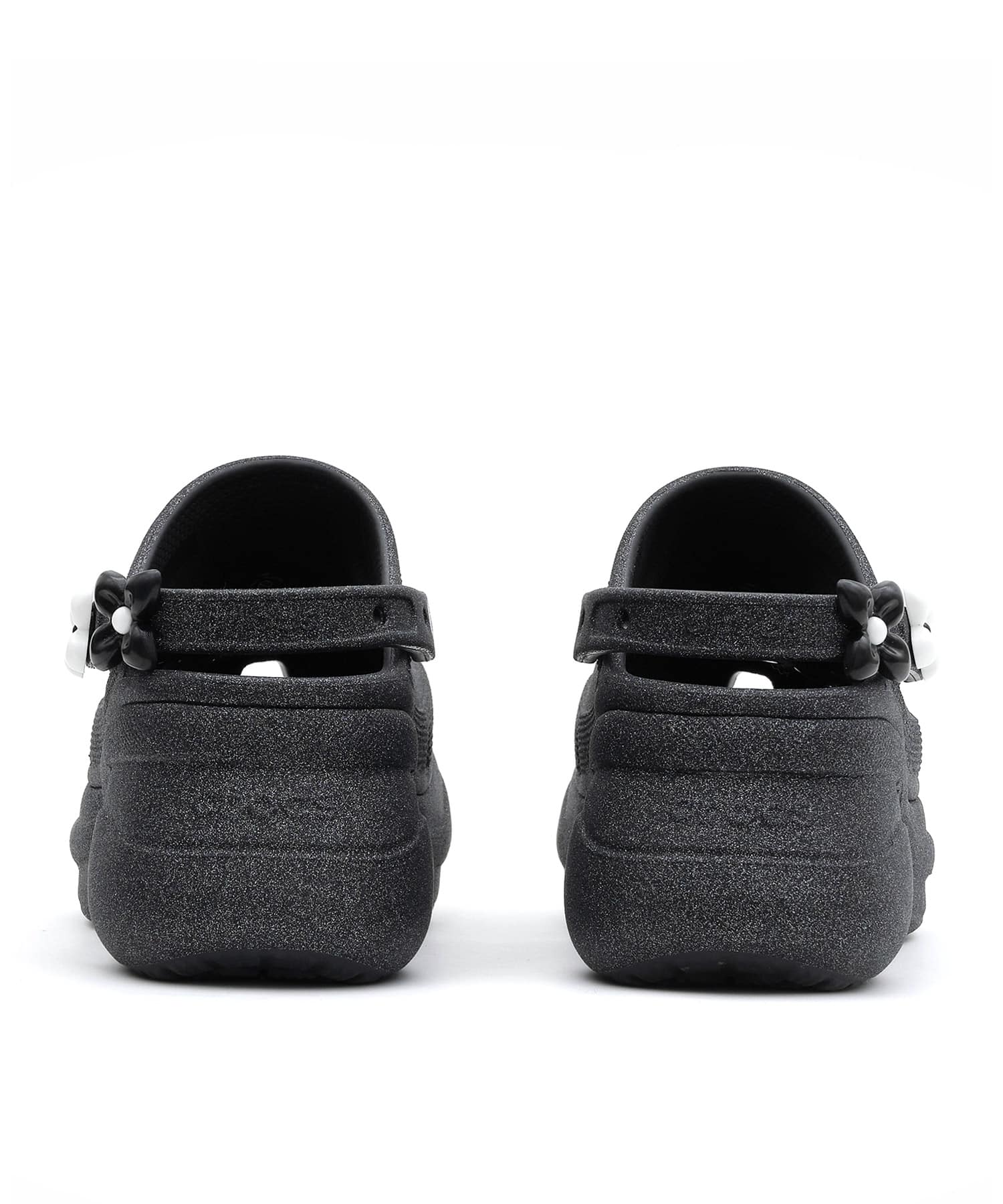 crocs SMFK X Crocs Bae Clog Black Glitterの画像