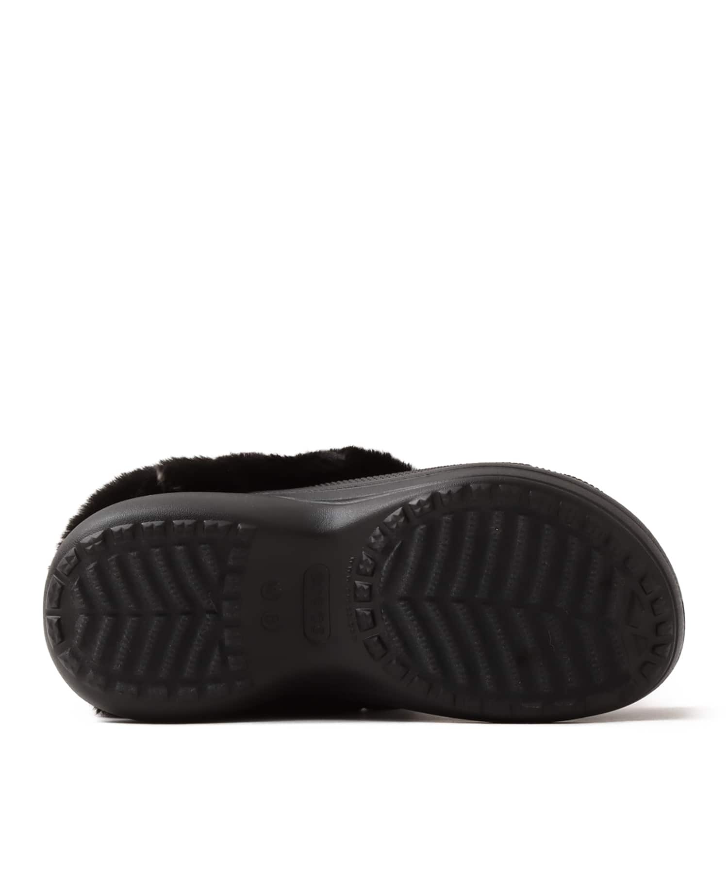 crocs Bae Lined Clog Blackの画像