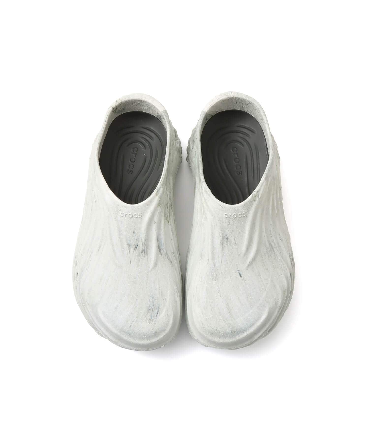 crocs Echo Watercolor Marbled Wave Army Green/Multiの画像