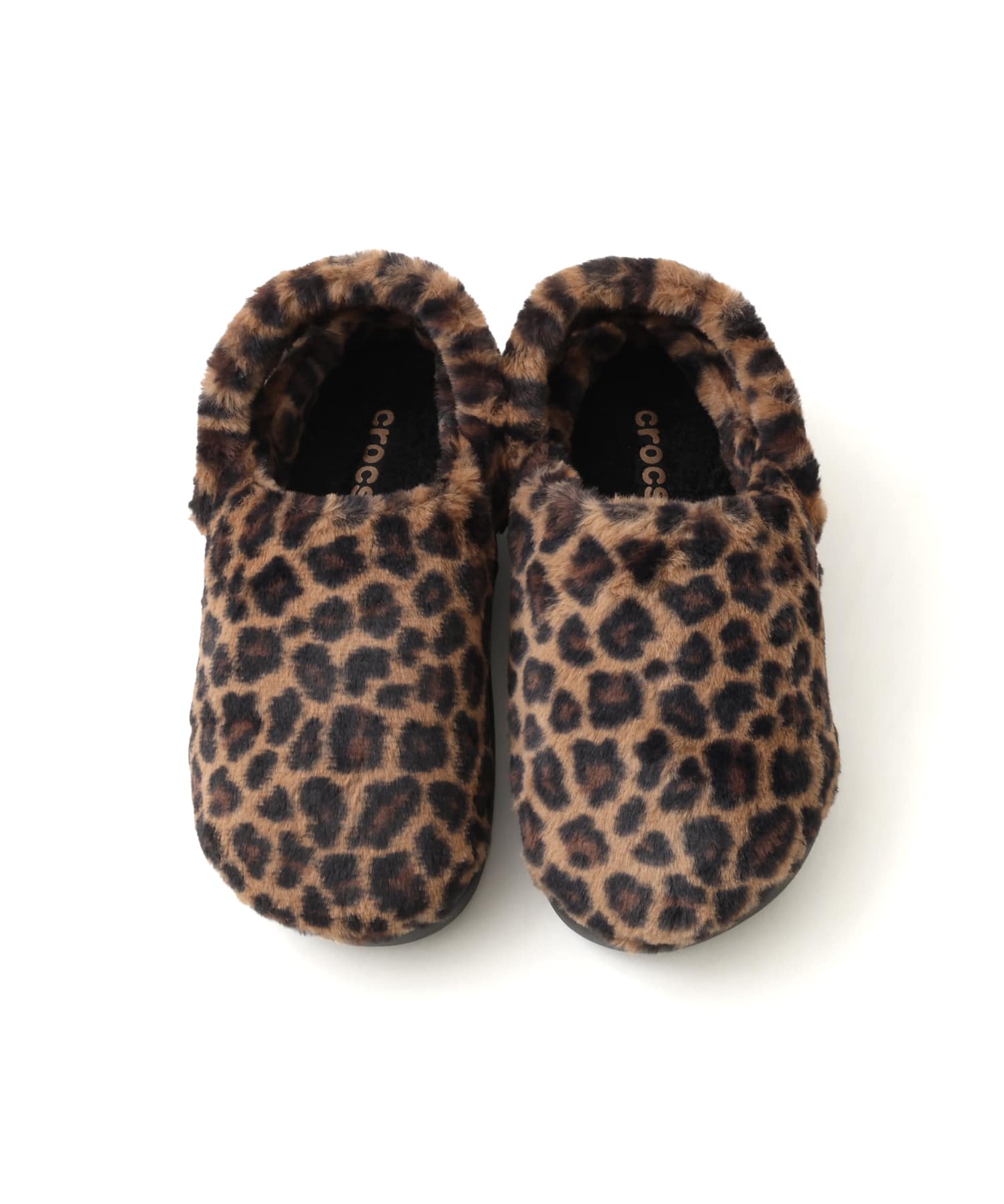 crocs Unfurgettable Animal Cozy Clog Sepia/Leopard の画像