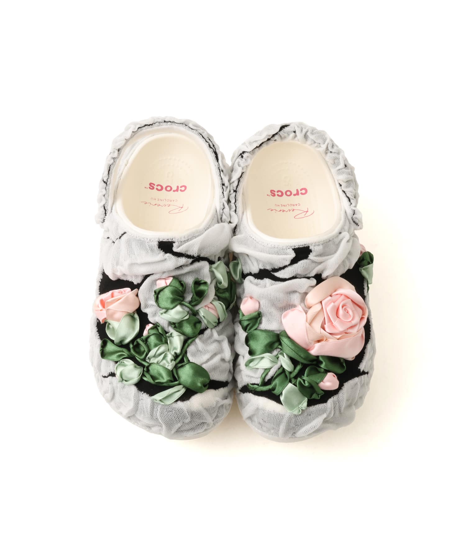 crocs x Caroline Hu Bae Clog Chalkの画像