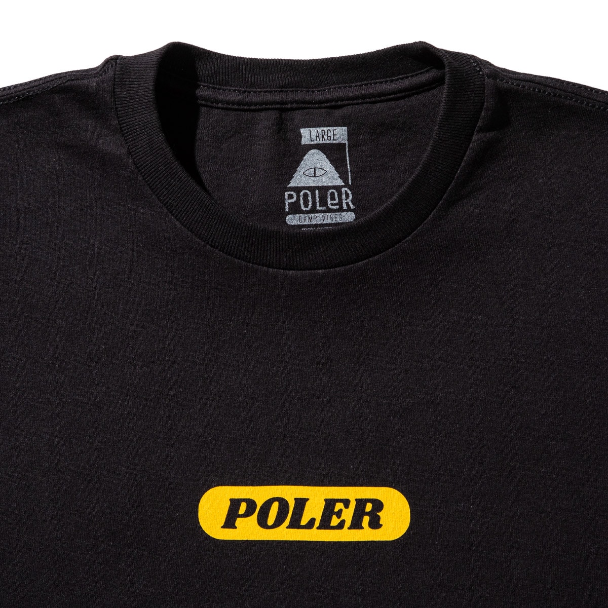 POLER AIRLINES TEE BLACK 21SU-Iの画像
