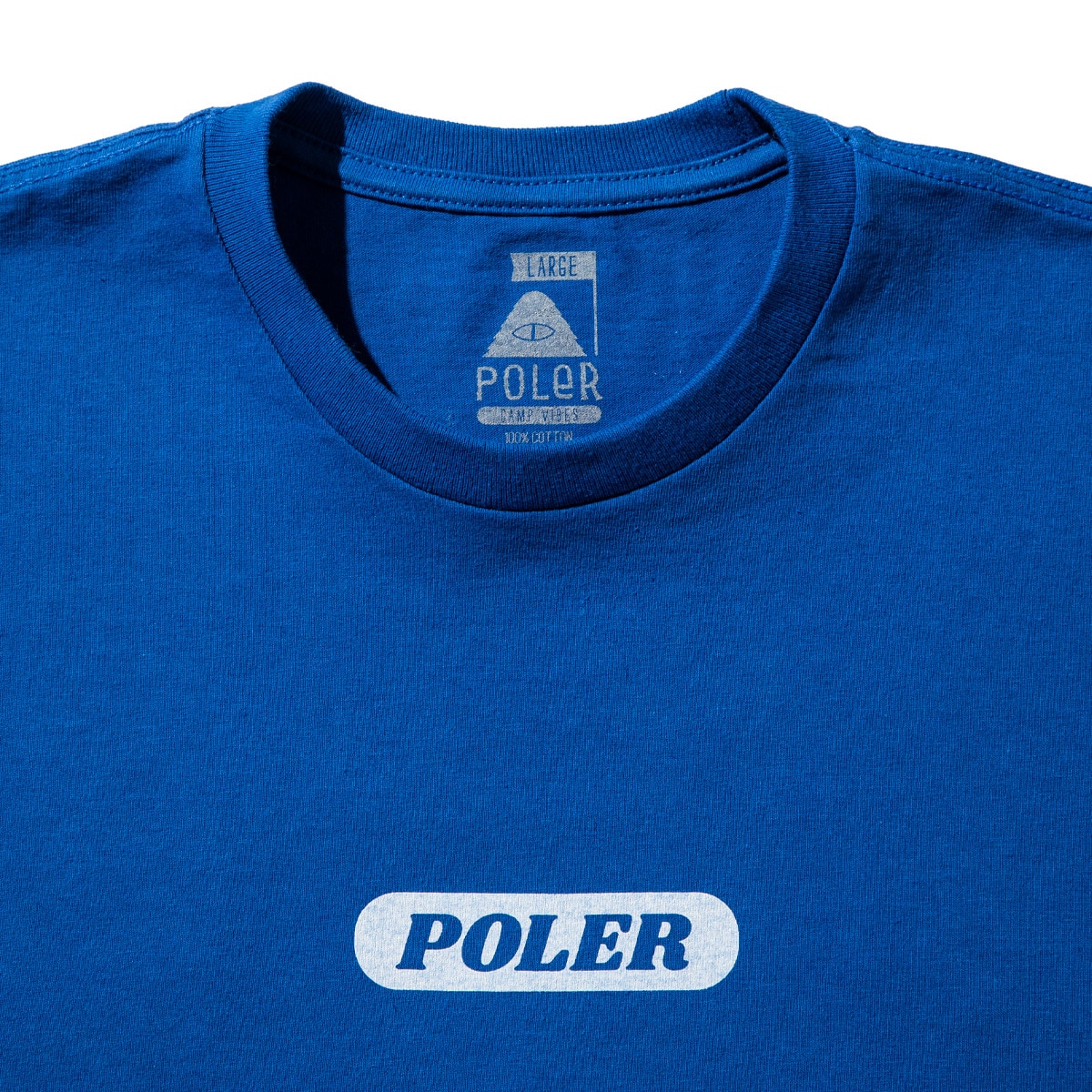 POLER AIRLINES TEE ROYAL BLUE 21SU-Iの画像