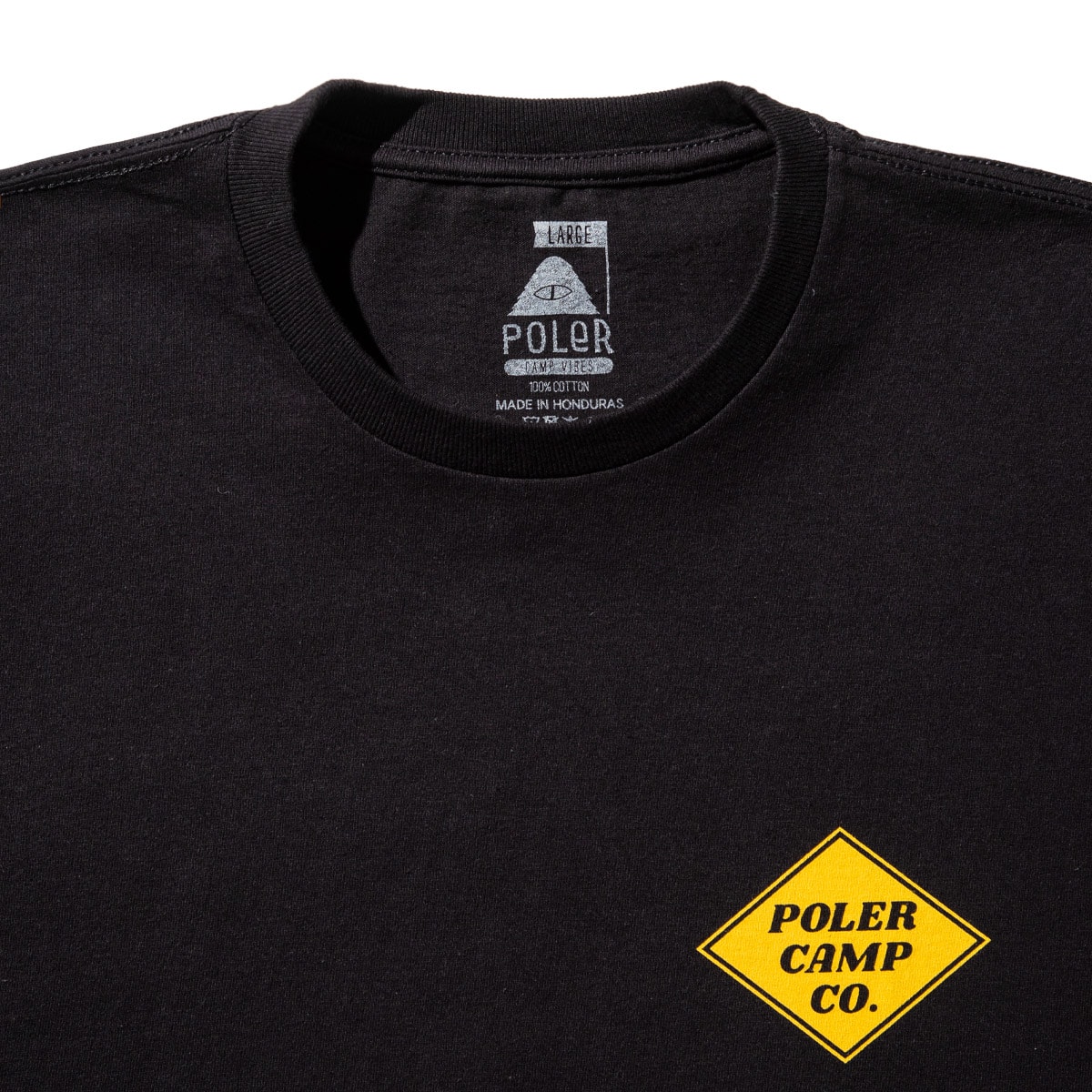 POLER HAPPY CAMPER TEE BLACK 21SU-Iの画像