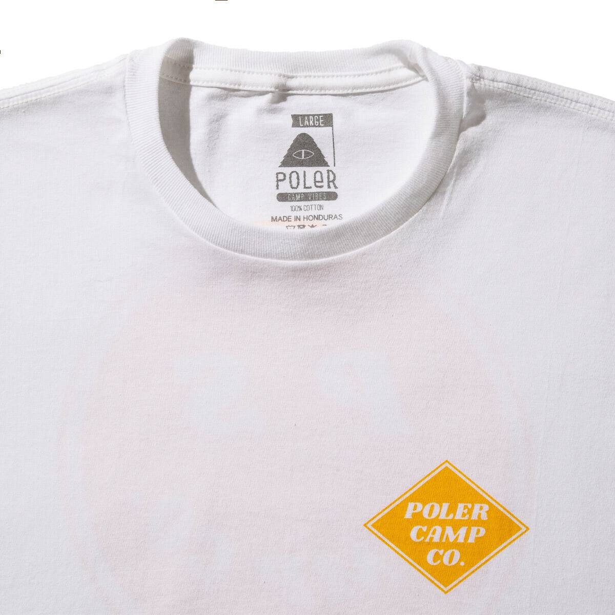 POLER HAPPY CAMPER TEE WHITE 21SU-Iの画像