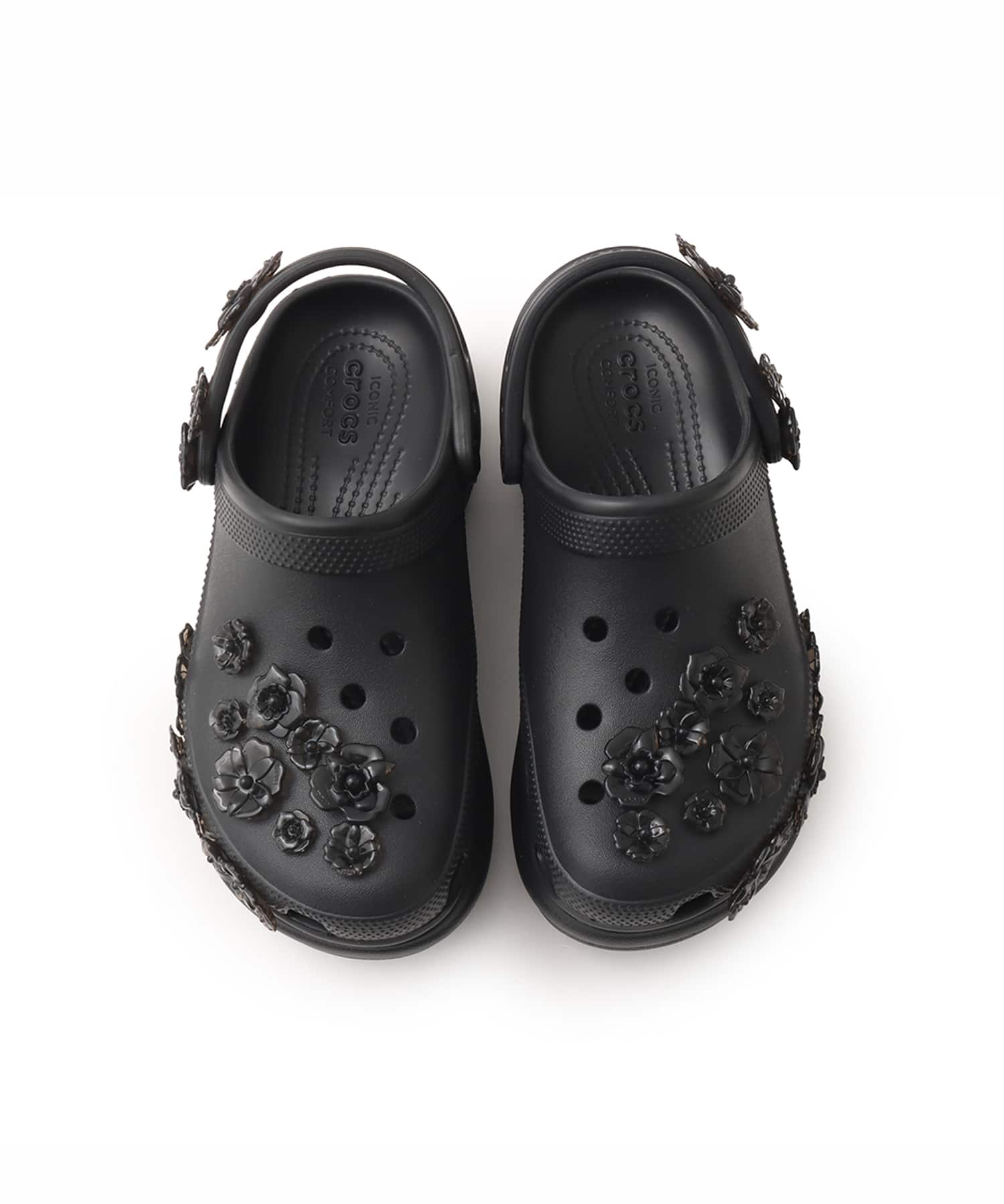crocs Bae Translucent Floral Clog Blackの画像