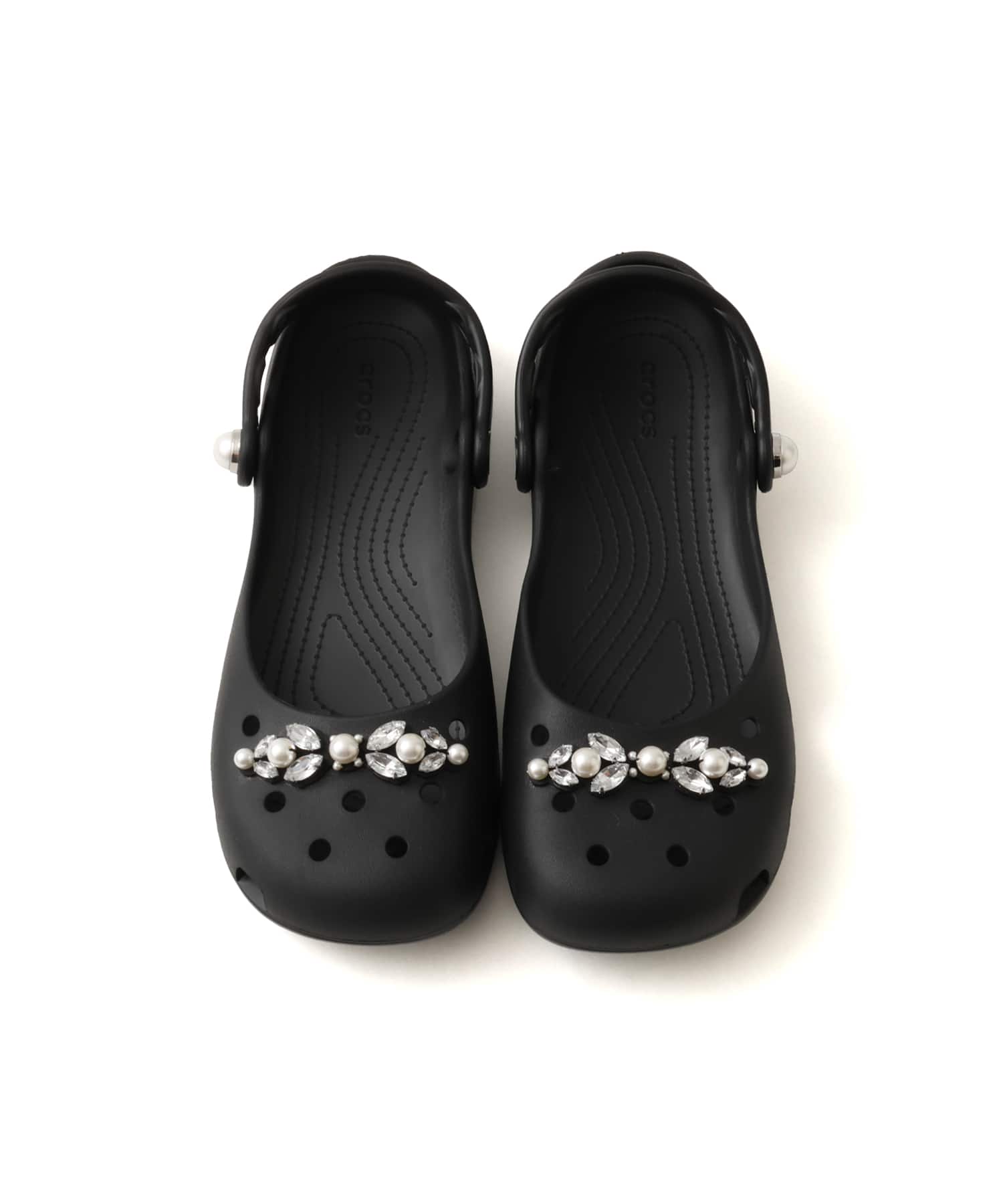crocs Classic Pearls Ballet Blackの画像